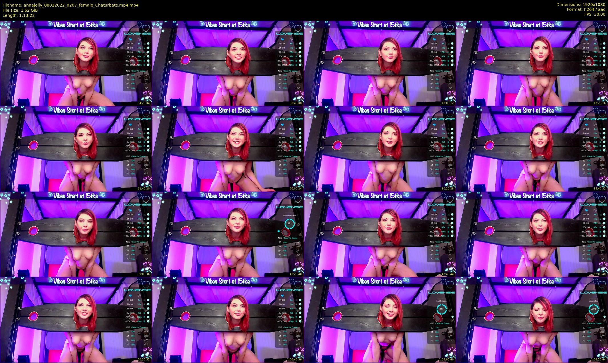 annajelly — 74 minute Chaturbate couple cam show recording, 1080p, Jan 8, 2022