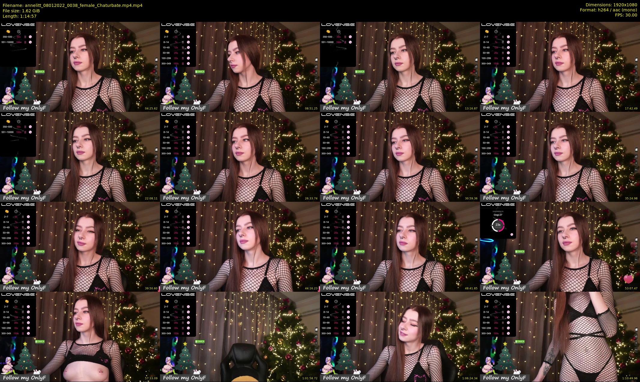 annelitt — 75 minute Chaturbate female cam show recording, 1080p, Jan 8, 2022