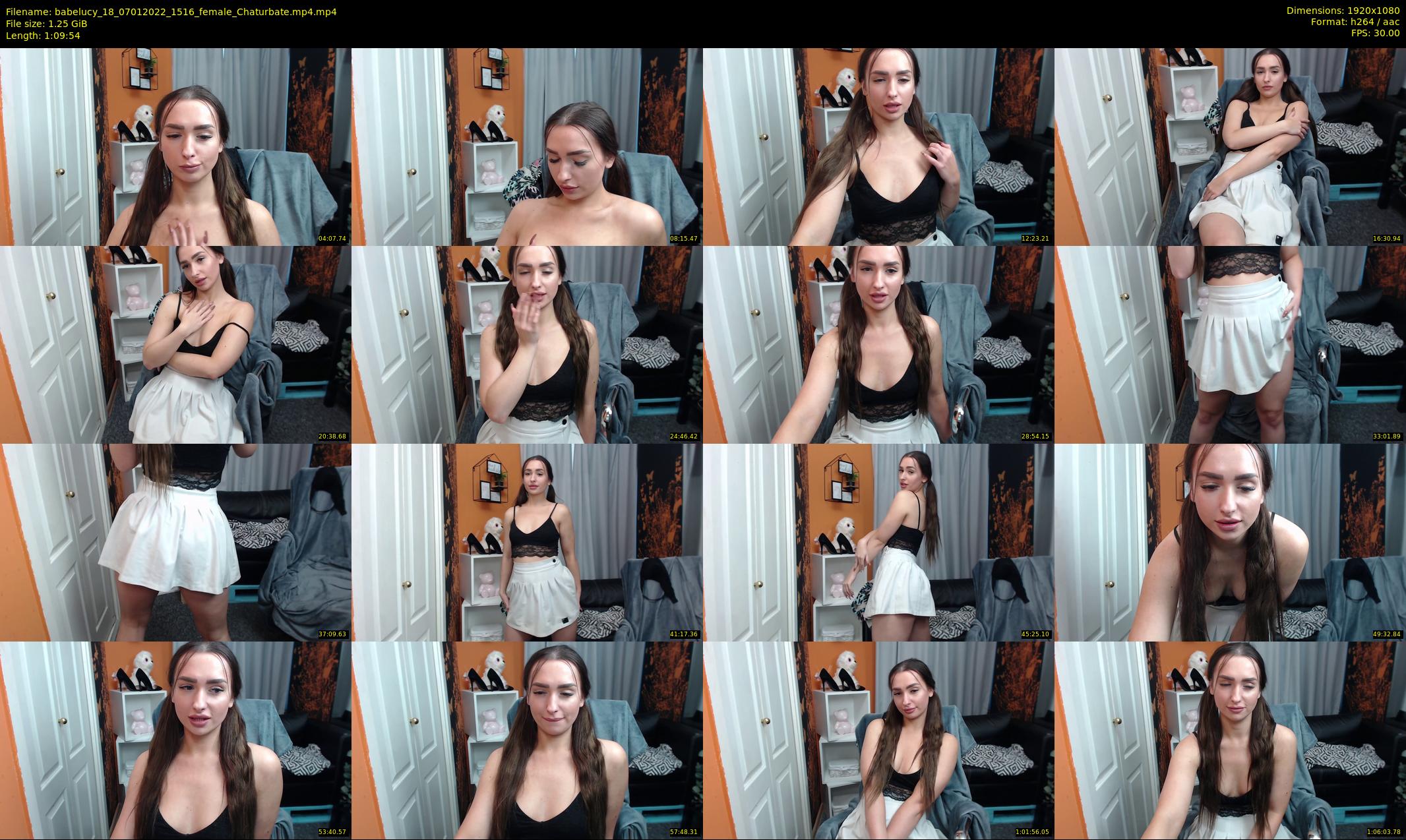 babelucy_18 — 70 minute Chaturbate female cam show recording, 1080p, Jan 7, 2022