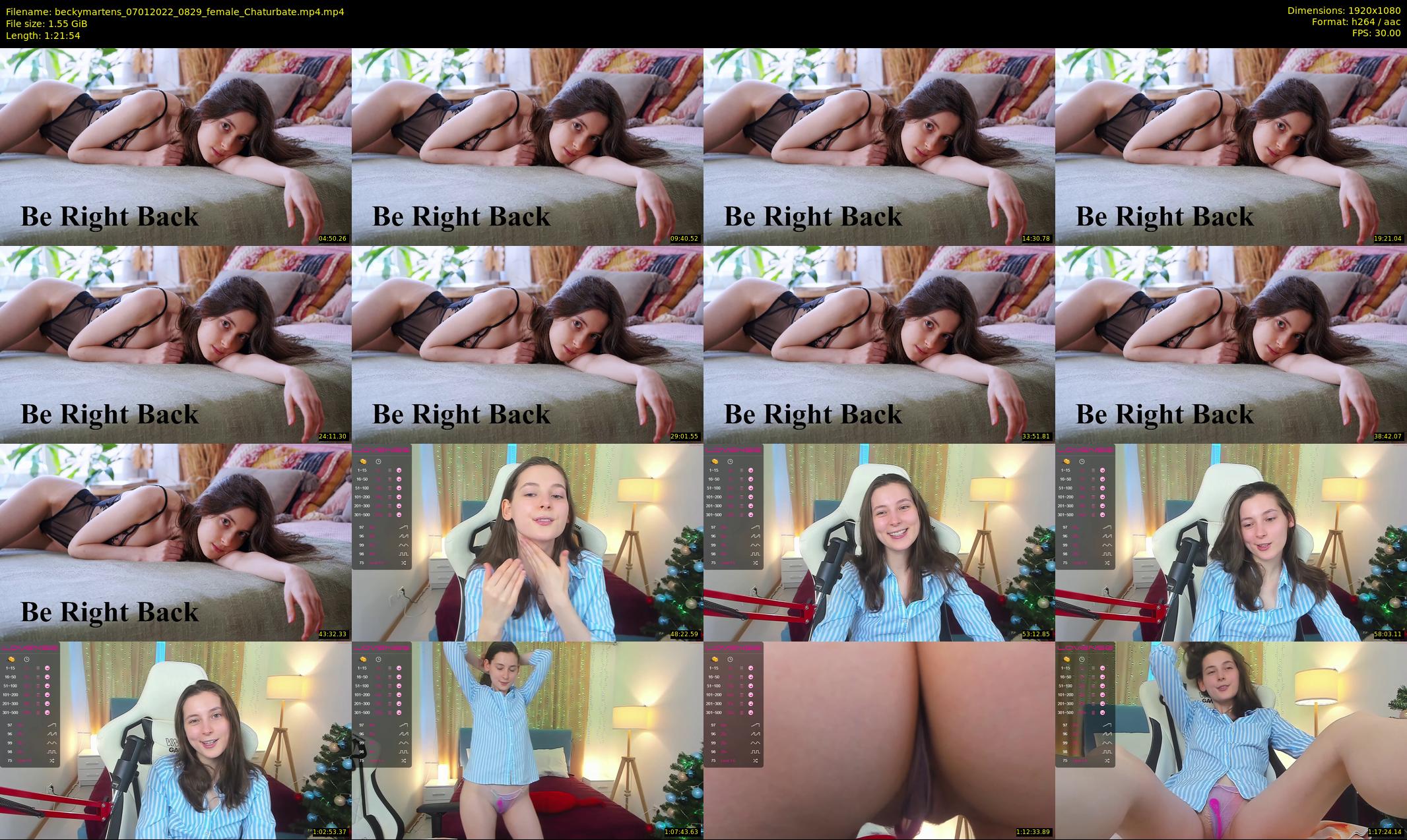 beckymartens — 82 minute Chaturbate female cam show recording, 1080p, Jan 7, 2022