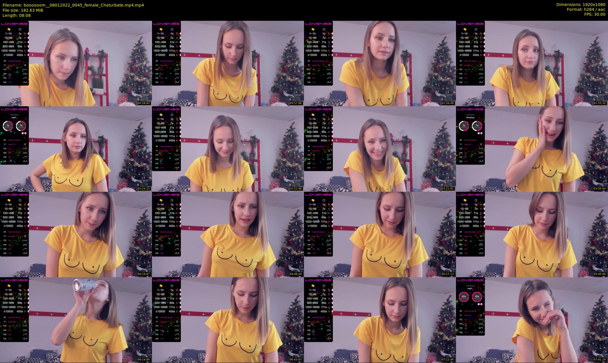 boooooom_ — 9 minute Chaturbate female cam show recording, 1080p, Jan 8, 2022