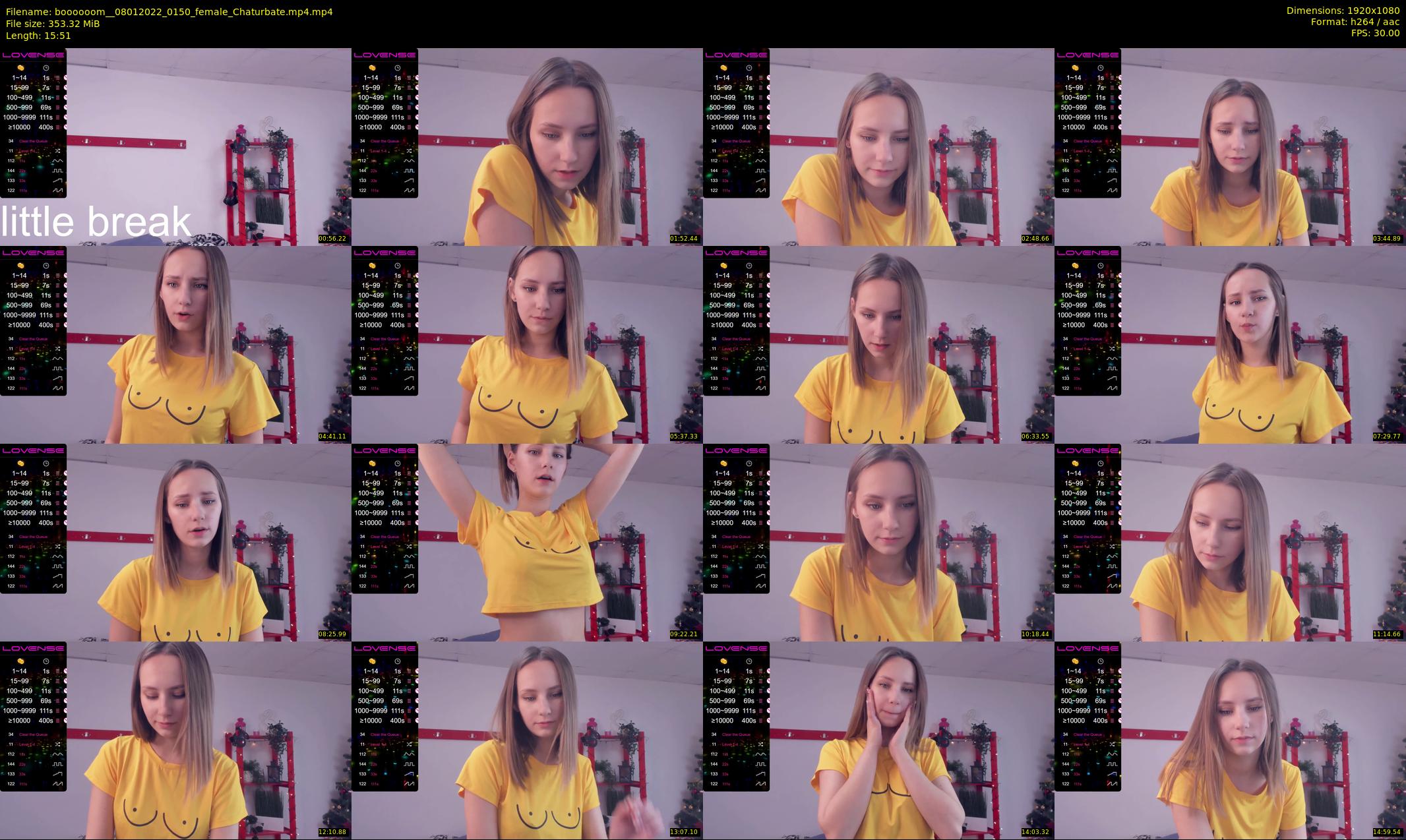 boooooom_ — 16 minute Chaturbate female cam show recording, 1080p, Jan 8, 2022
