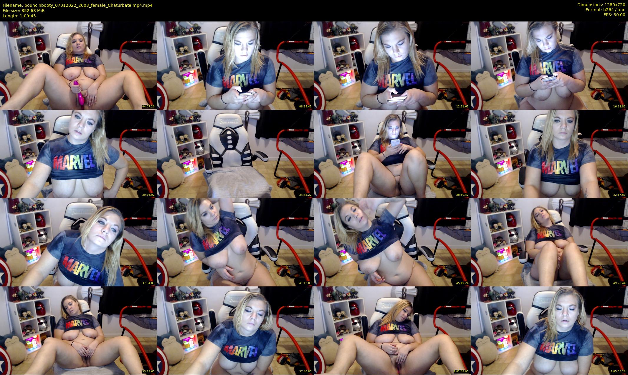 bouncinbooty — 70 minute Chaturbate female cam show recording, 720p, Jan 7, 2022