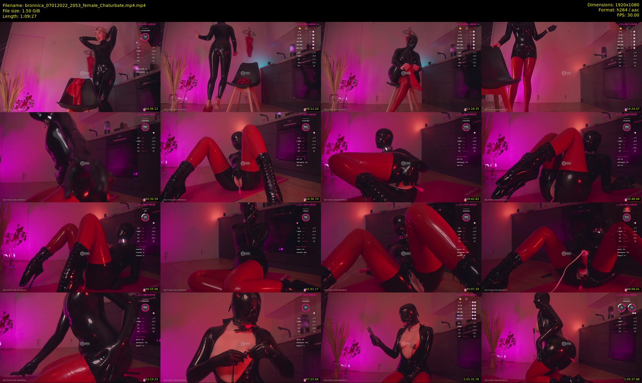bronnica — 70 minute Chaturbate female cam show recording, 1080p, Jan 7, 2022
