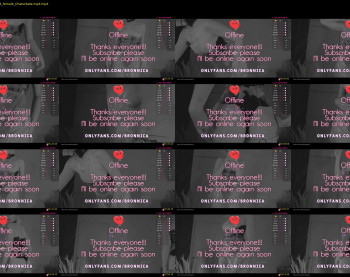 bronnica — 5 minute Chaturbate female cam show recording, 1080p, Jan 7, 2022