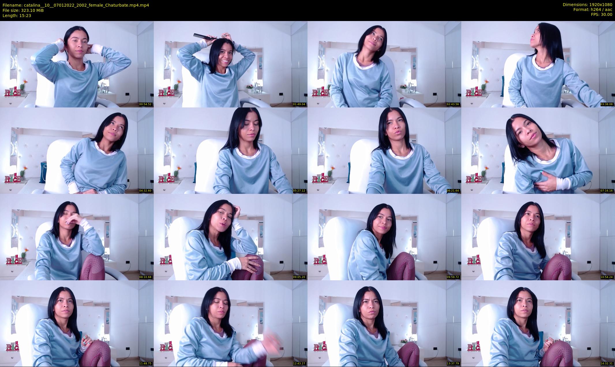 catalina__10_ — 16 minute Chaturbate female cam show recording, 1080p, Jan 7, 2022