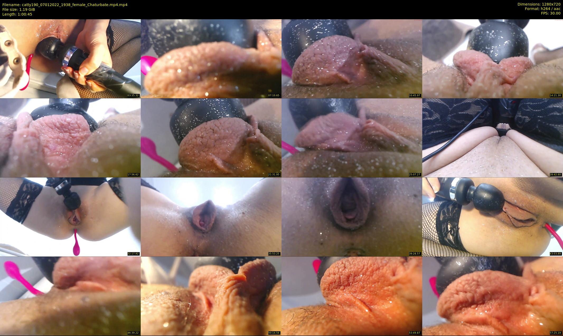 catty190 — 61 minute Chaturbate female cam show recording, 720p, Jan 7, 2022