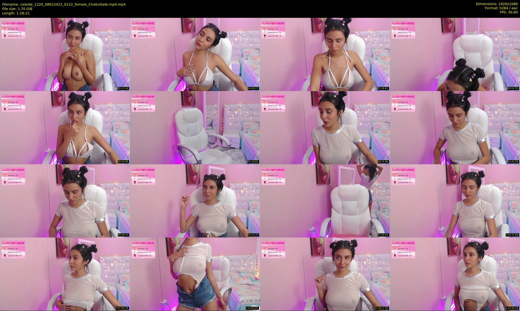 celeste_1220 — 89 minute Chaturbate female cam show recording, 1080p, Jan 8, 2022