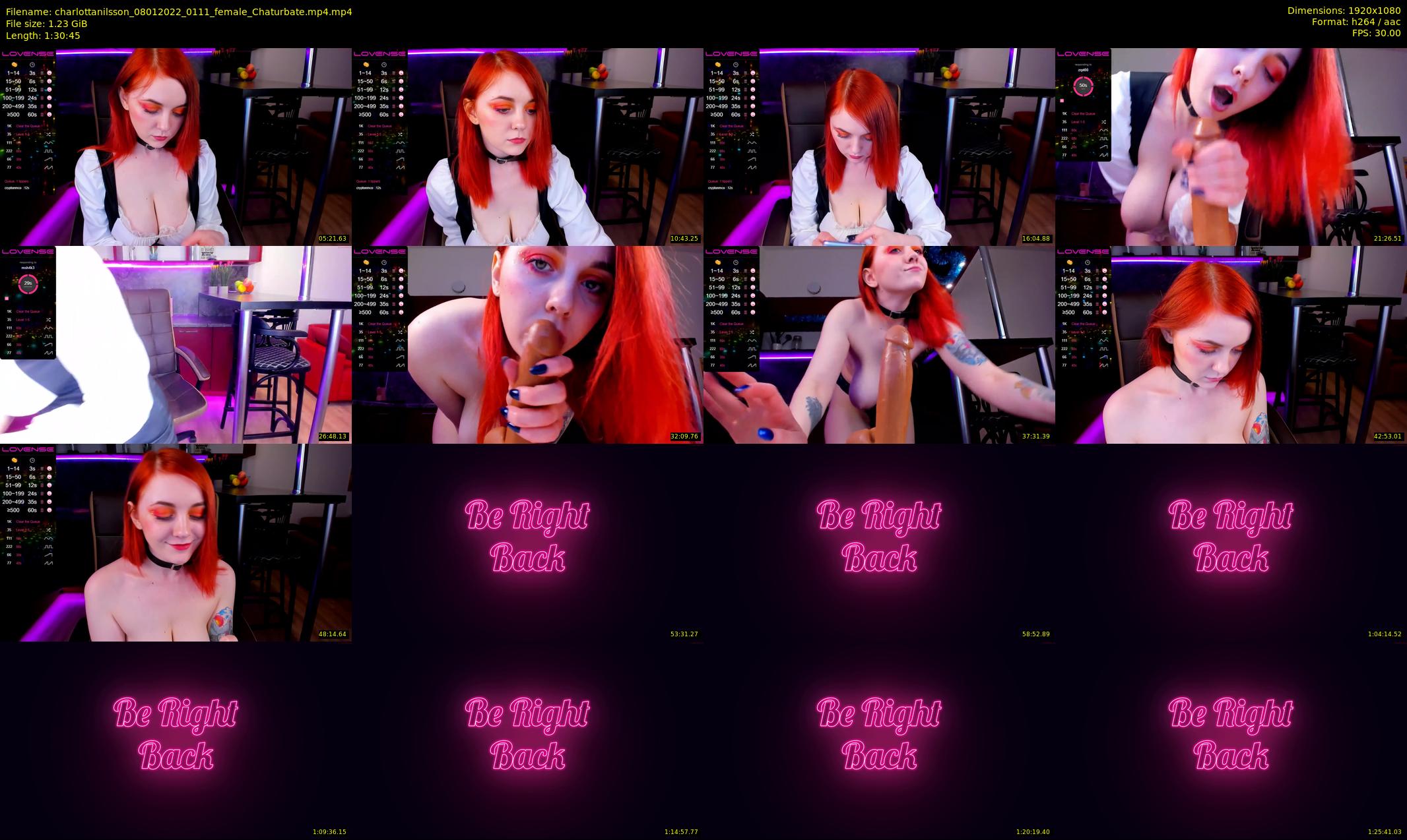 charlottanilsson — 91 minute Chaturbate female cam show recording, 1080p, Jan 8, 2022