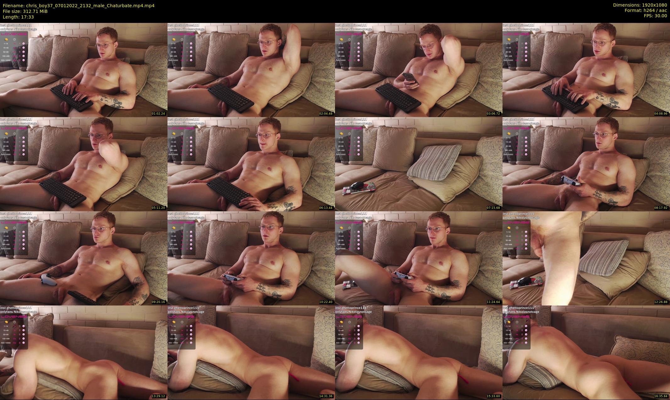 chris_boy37 — 18 minute Chaturbate male cam show recording, 1080p, Jan 7, 2022