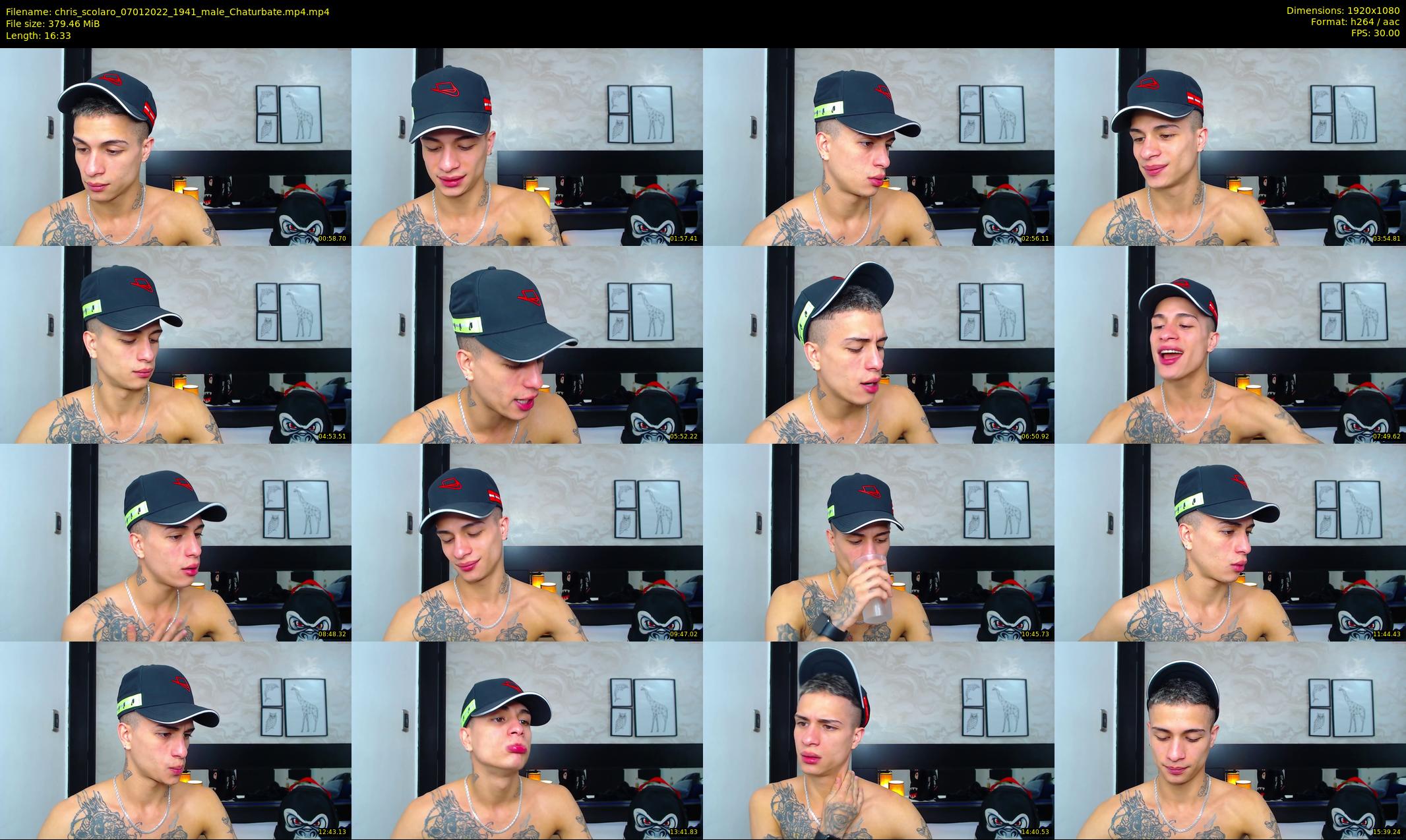 chris_scolaro — 17 minute Chaturbate male cam show recording, 1080p, Jan 7, 2022