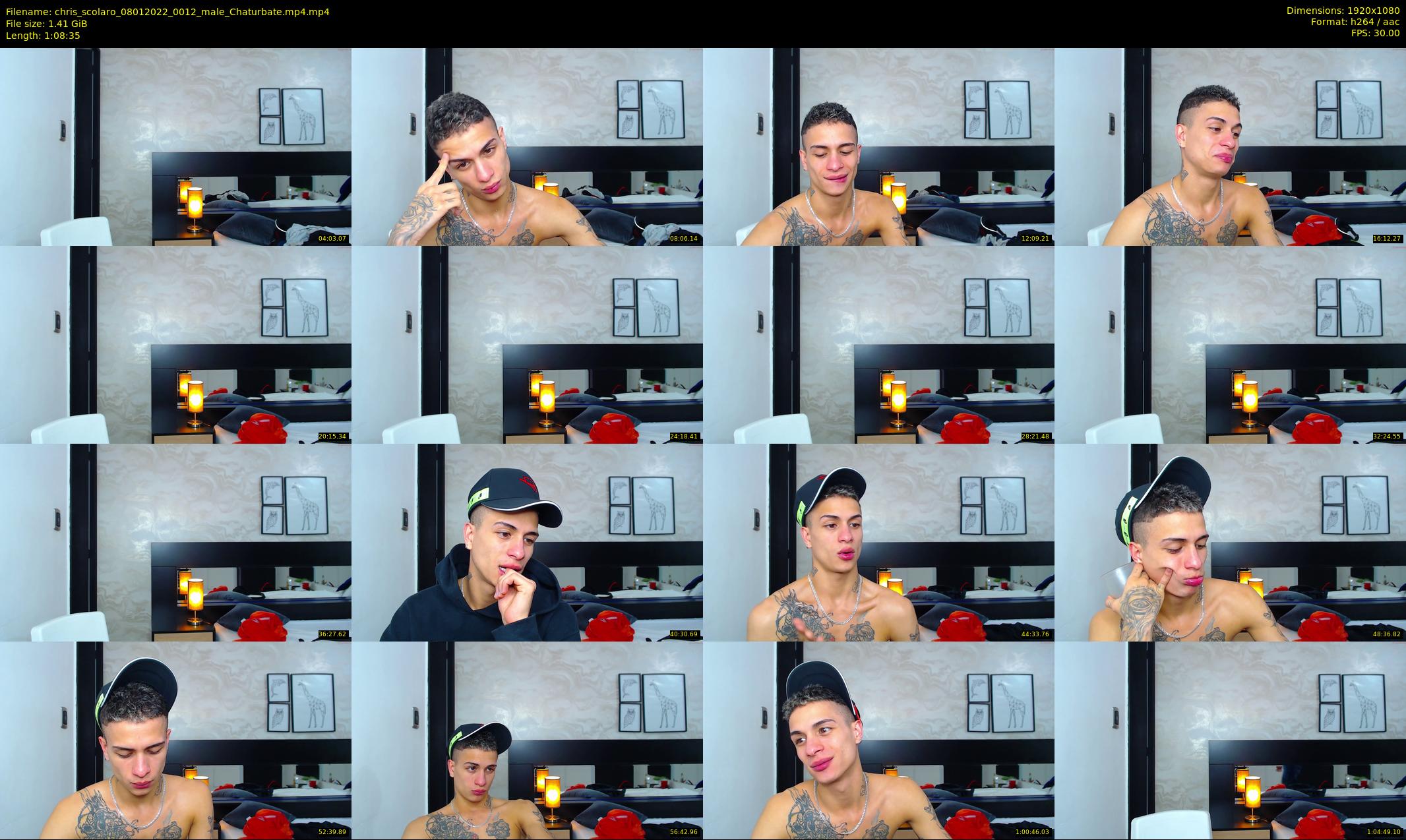 chris_scolaro — 69 minute Chaturbate male cam show recording, 1080p, Jan 8, 2022