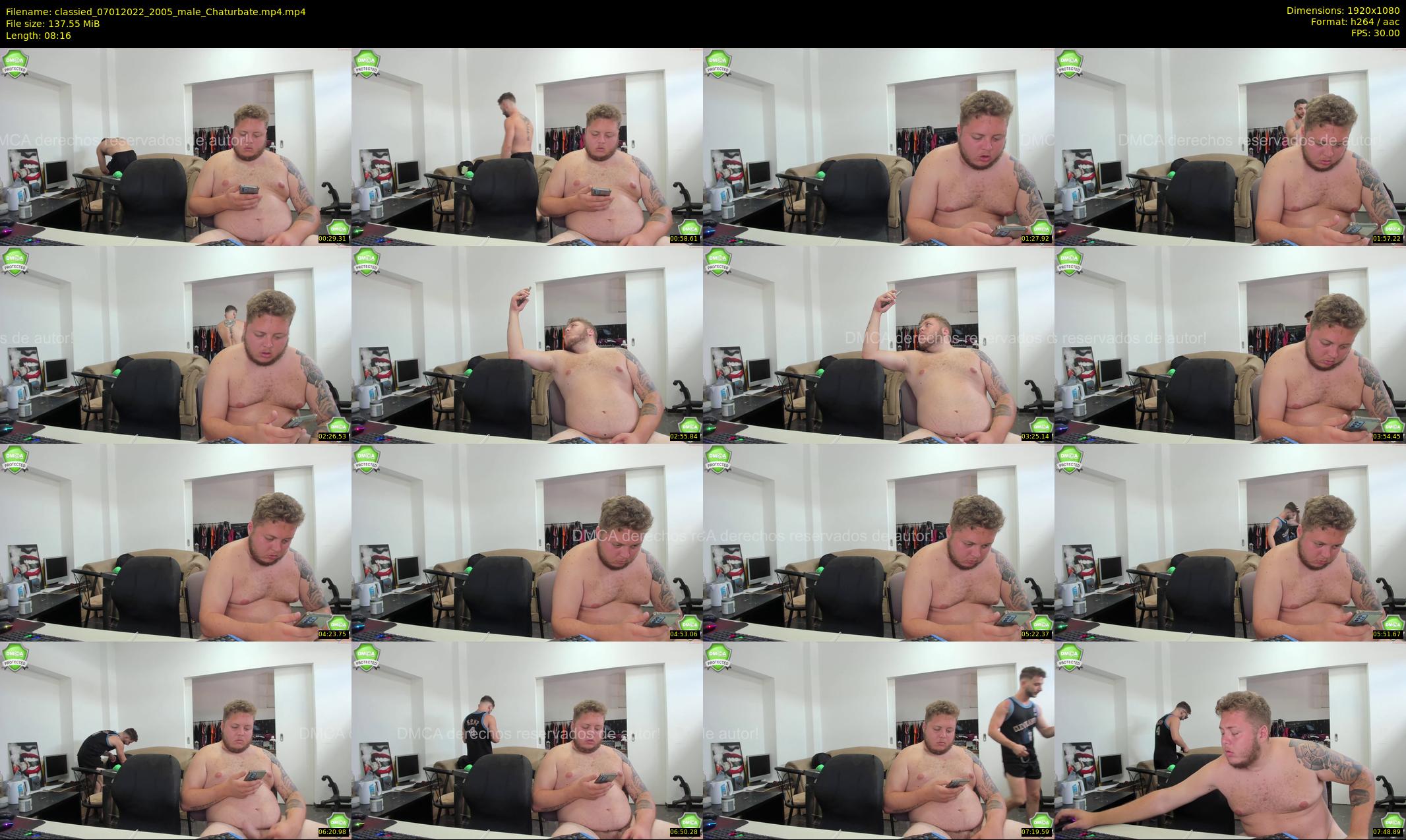 classied — 9 minute Chaturbate male cam show recording, 1080p, Jan 7, 2022