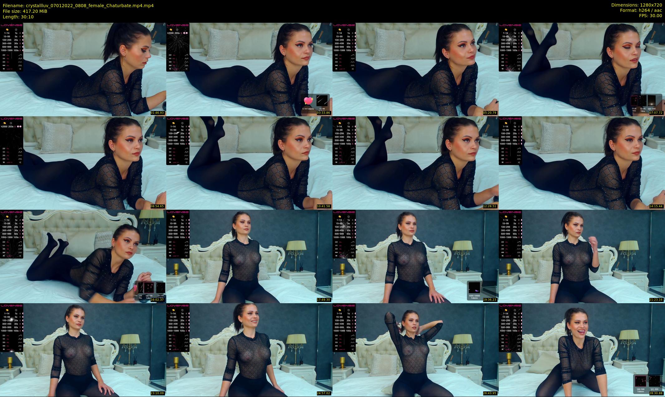 crystallluv — 31 minute Chaturbate female cam show recording, 720p, Jan 7, 2022