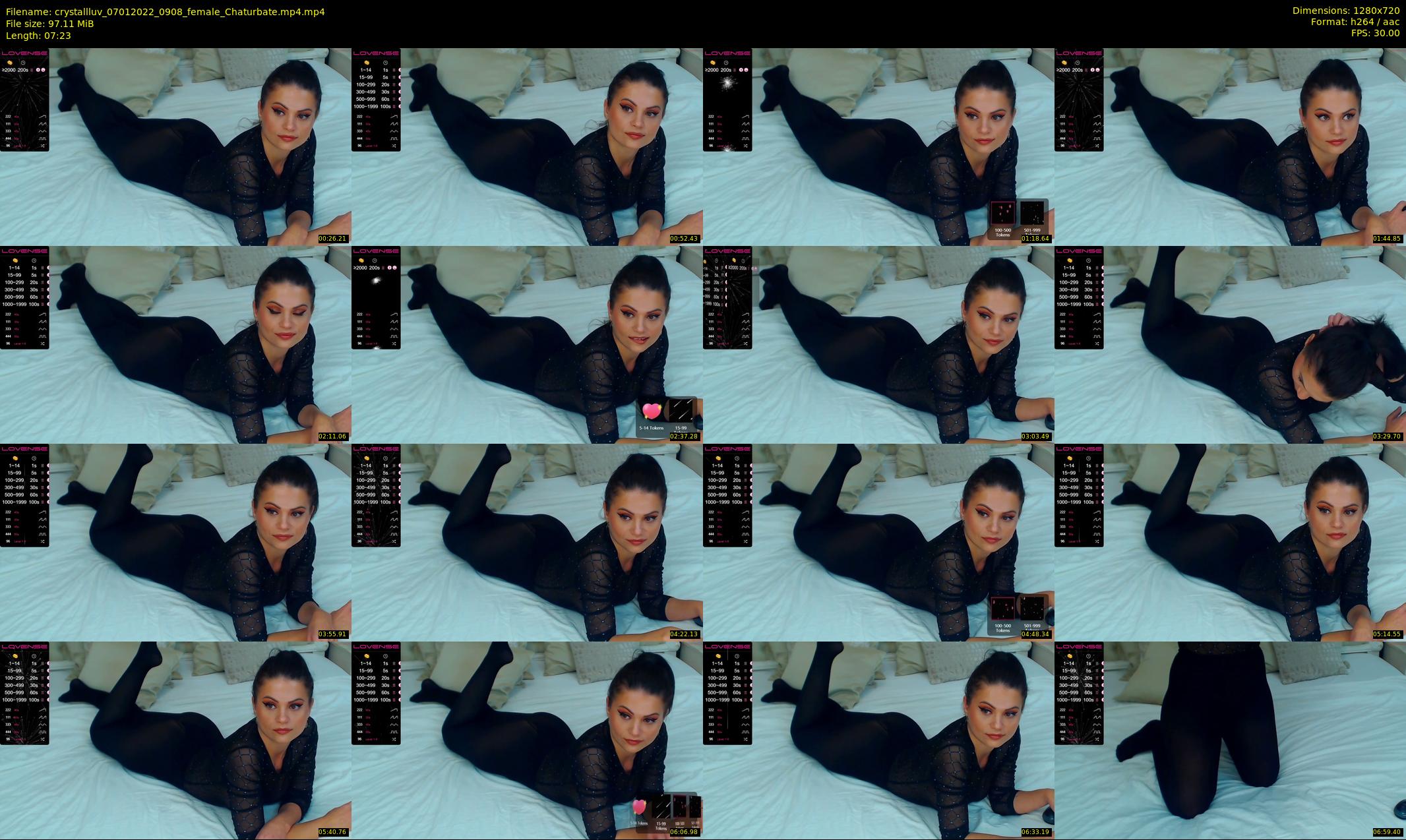 crystallluv — 8 minute Chaturbate female cam show recording, 720p, Jan 7, 2022