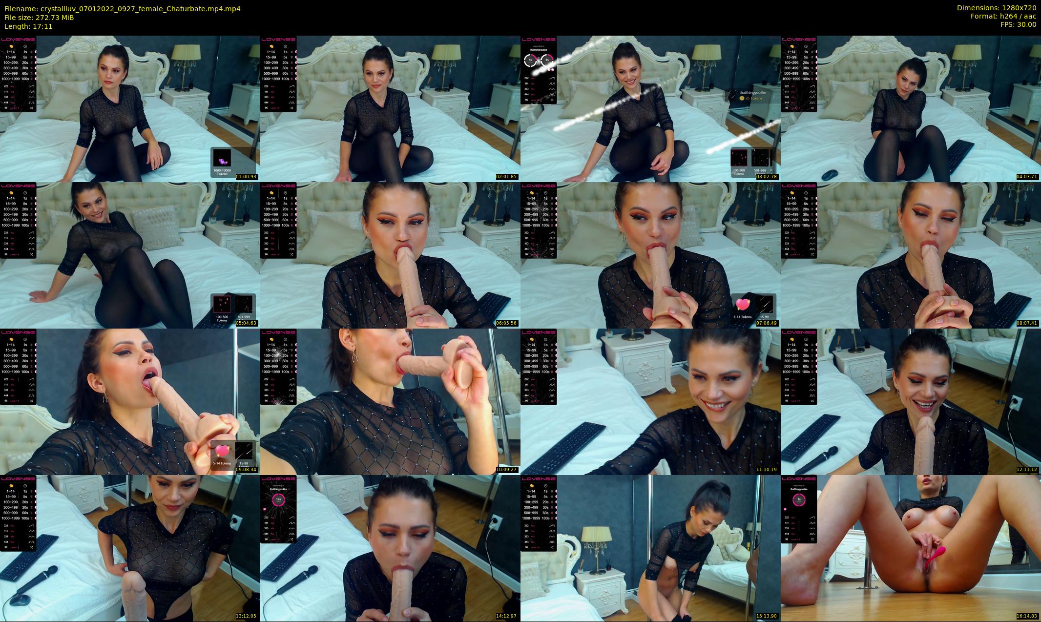 crystallluv — 18 minute Chaturbate female cam show recording, 720p, Jan 7, 2022