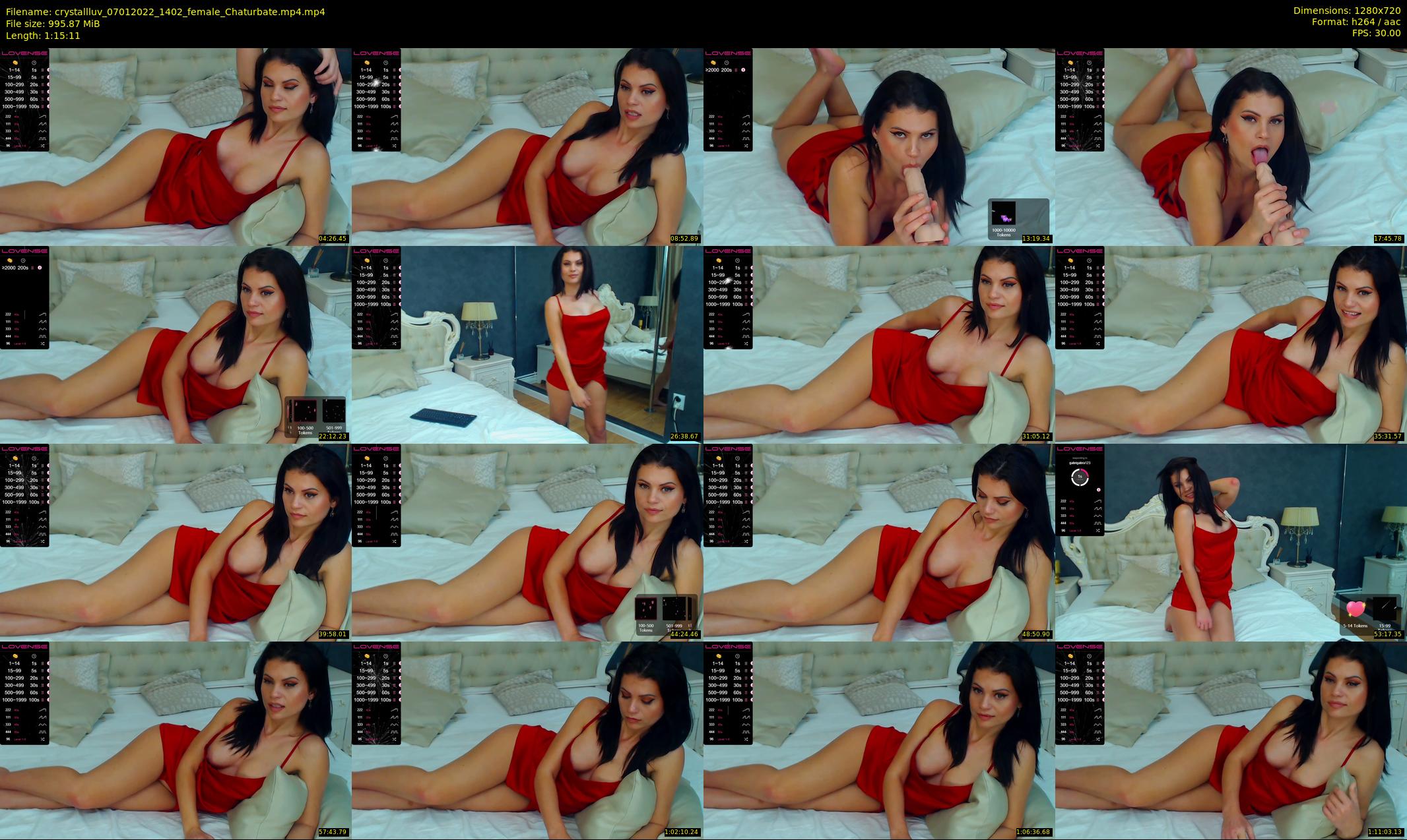 crystallluv — 76 minute Chaturbate female cam show recording, 720p, Jan 7, 2022