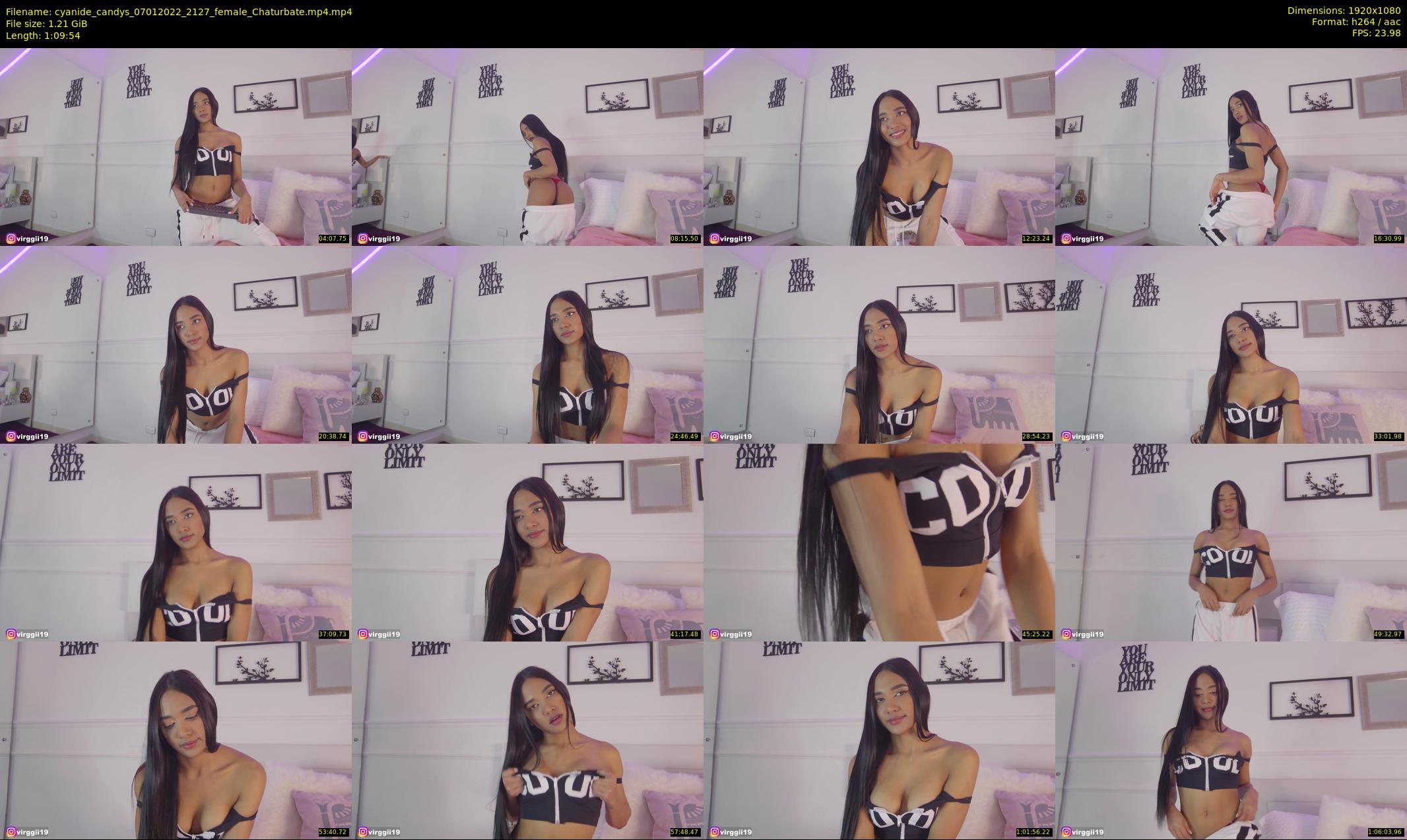 cyanide_candys — 70 minute Chaturbate female cam show recording, 1080p, Jan 7, 2022