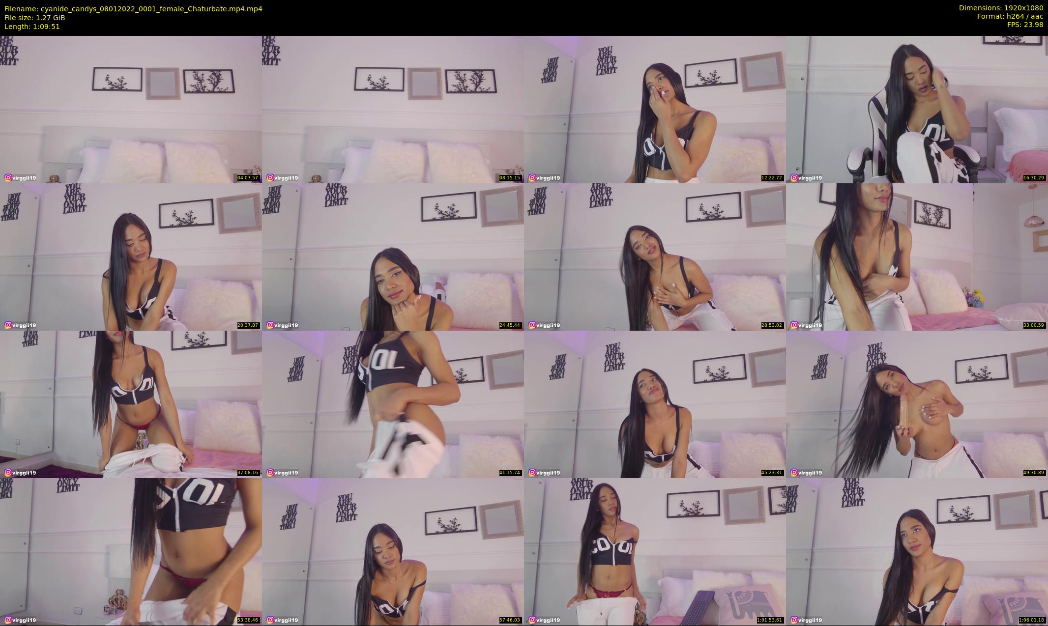 cyanide_candys — 70 minute Chaturbate female cam show recording, 1080p, Jan 8, 2022