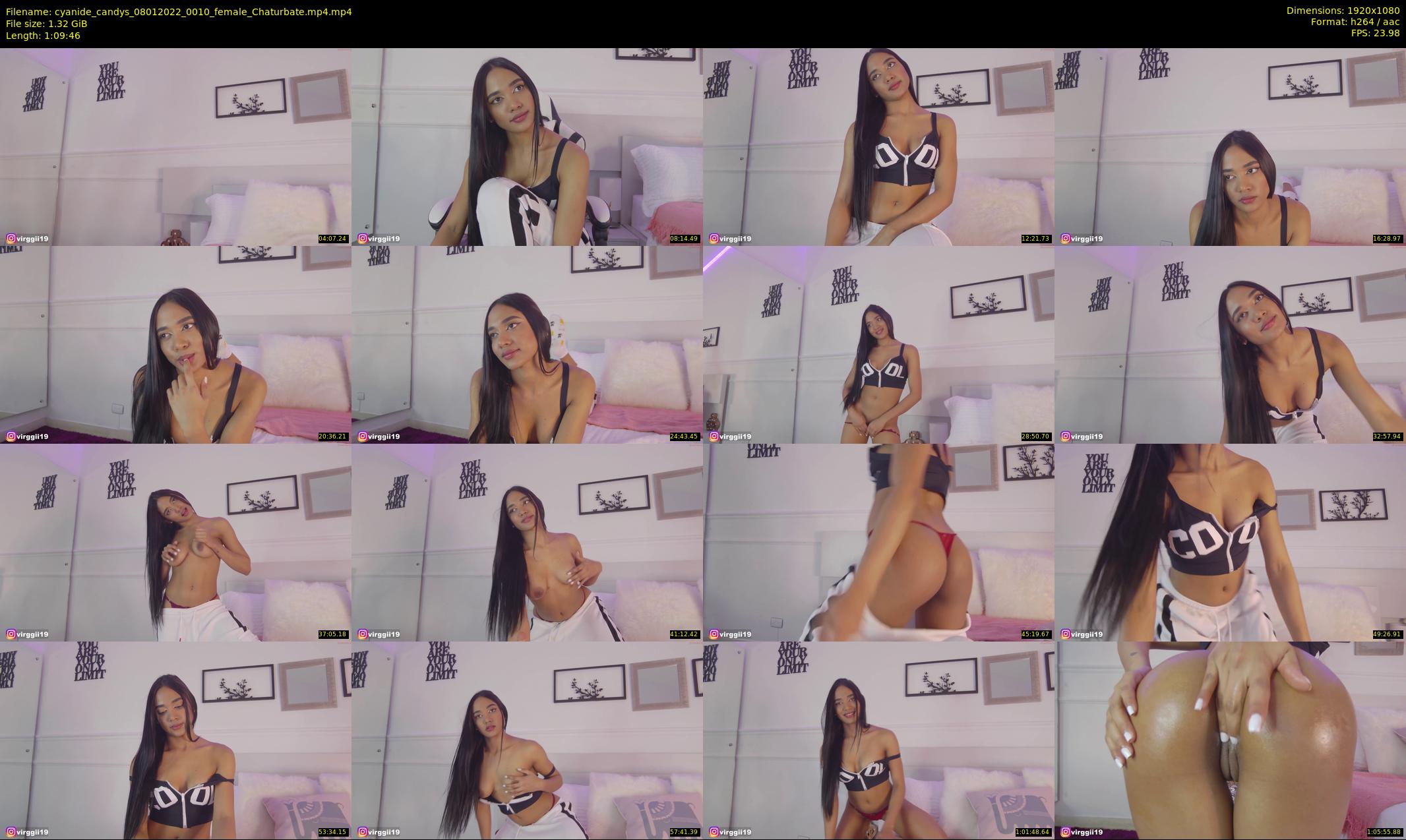 cyanide_candys — 70 minute Chaturbate female cam show recording, 1080p, Jan 8, 2022