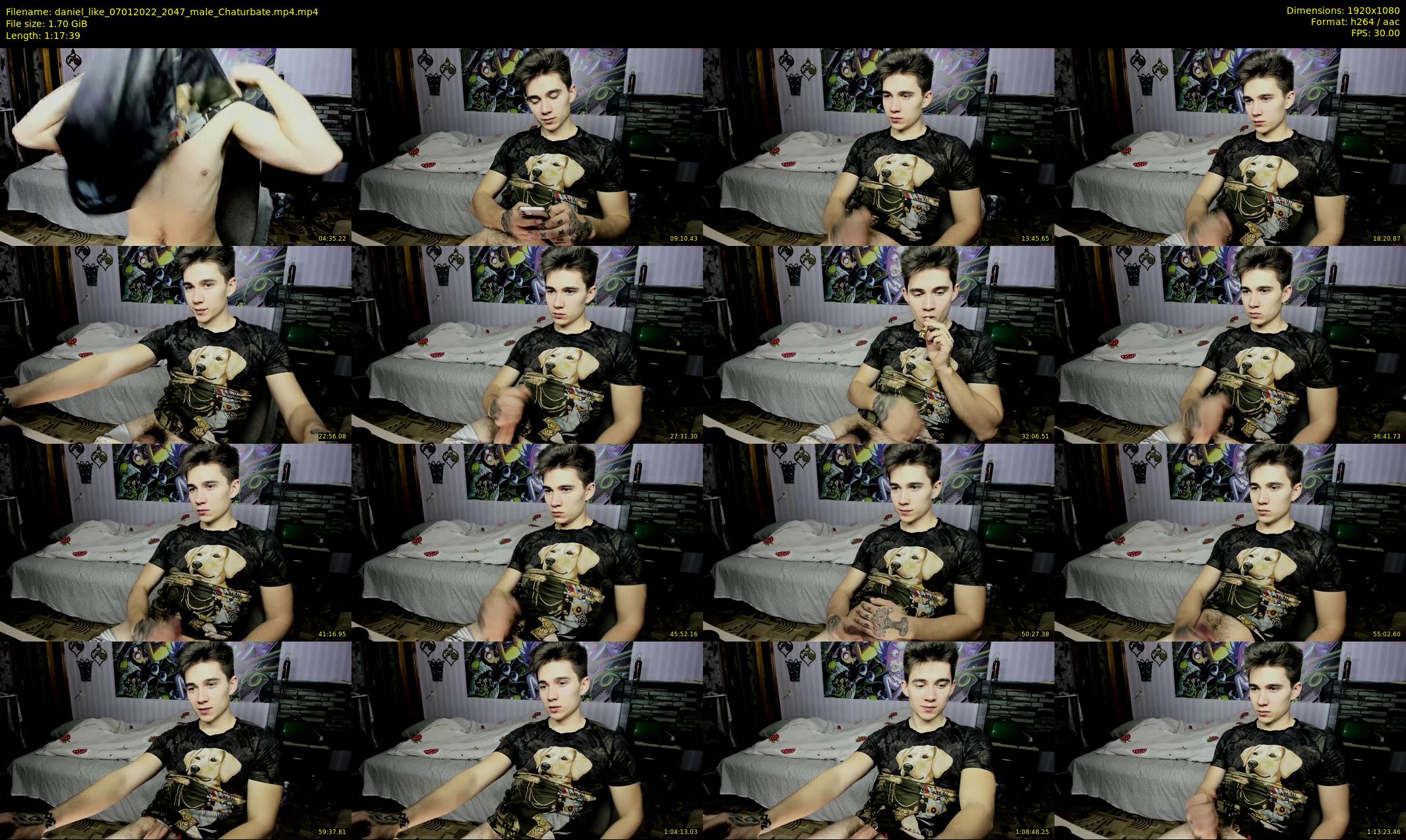 daniel_like — 78 minute Chaturbate male cam show recording, 1080p, Jan 7, 2022