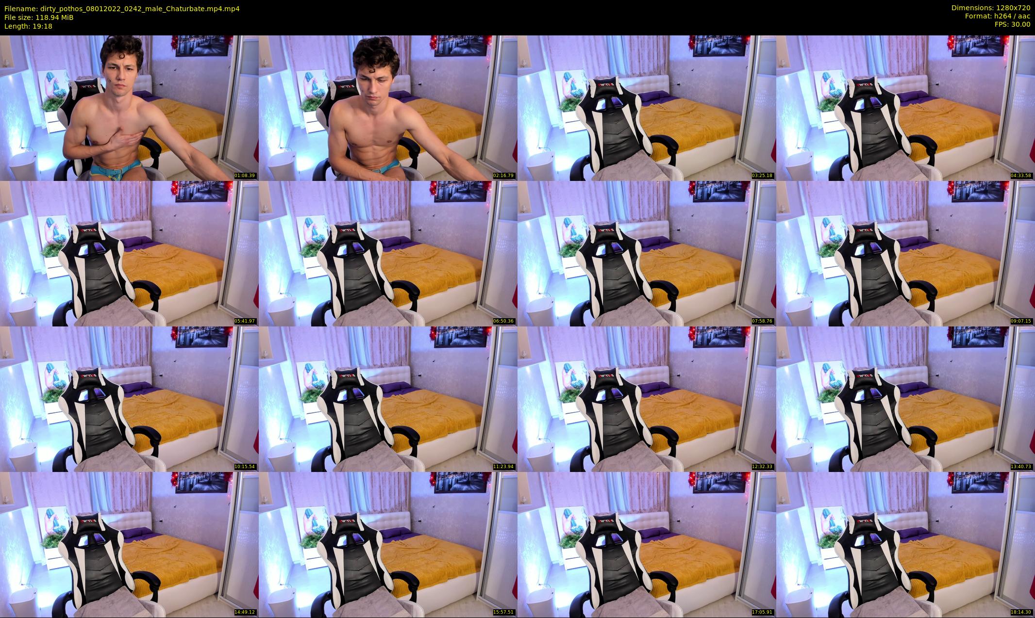 dirty_pothos — 20 minute Chaturbate male cam show recording, 720p, Jan 8, 2022