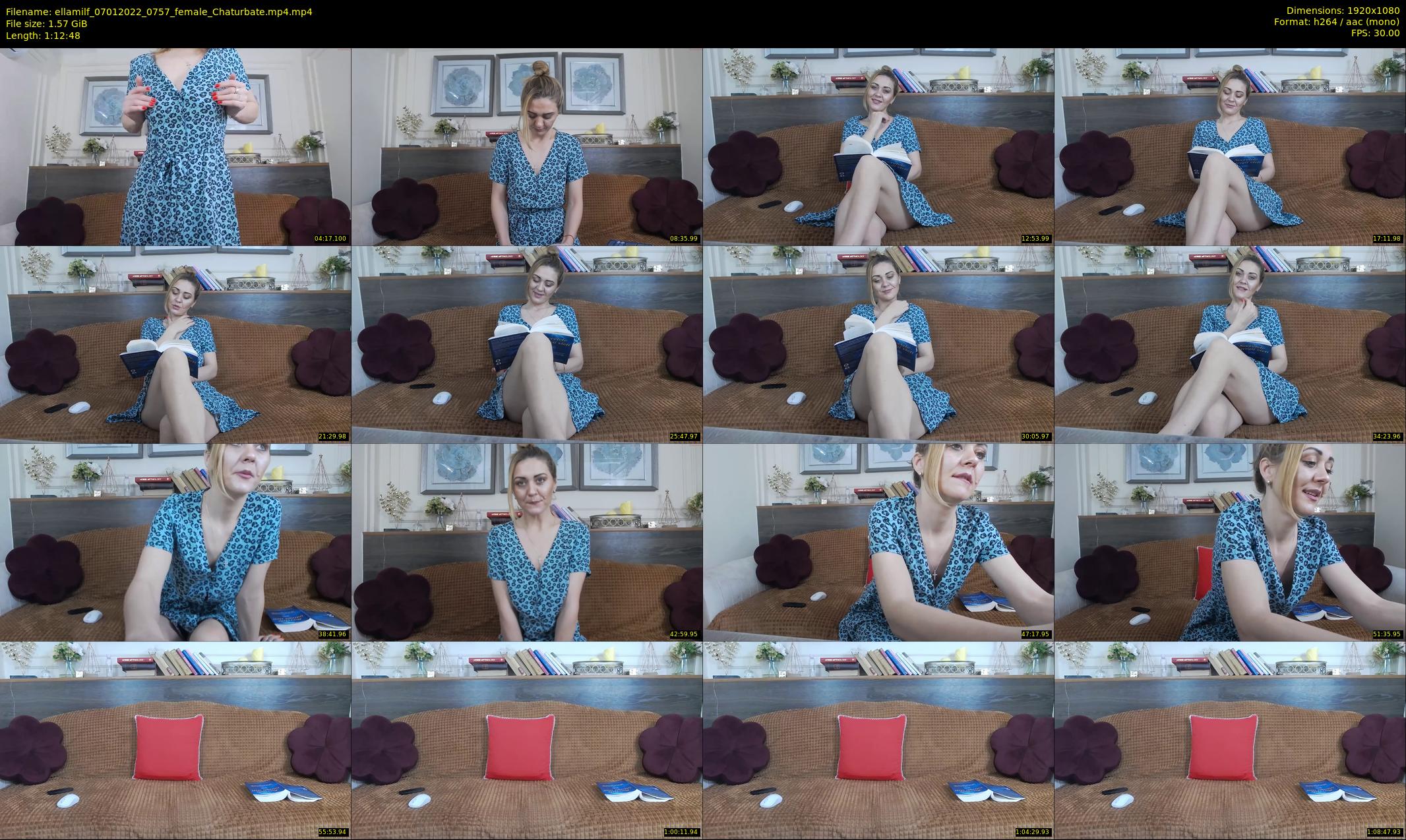 ellamilf — 73 minute Chaturbate female cam show recording, 1080p, Jan 7, 2022