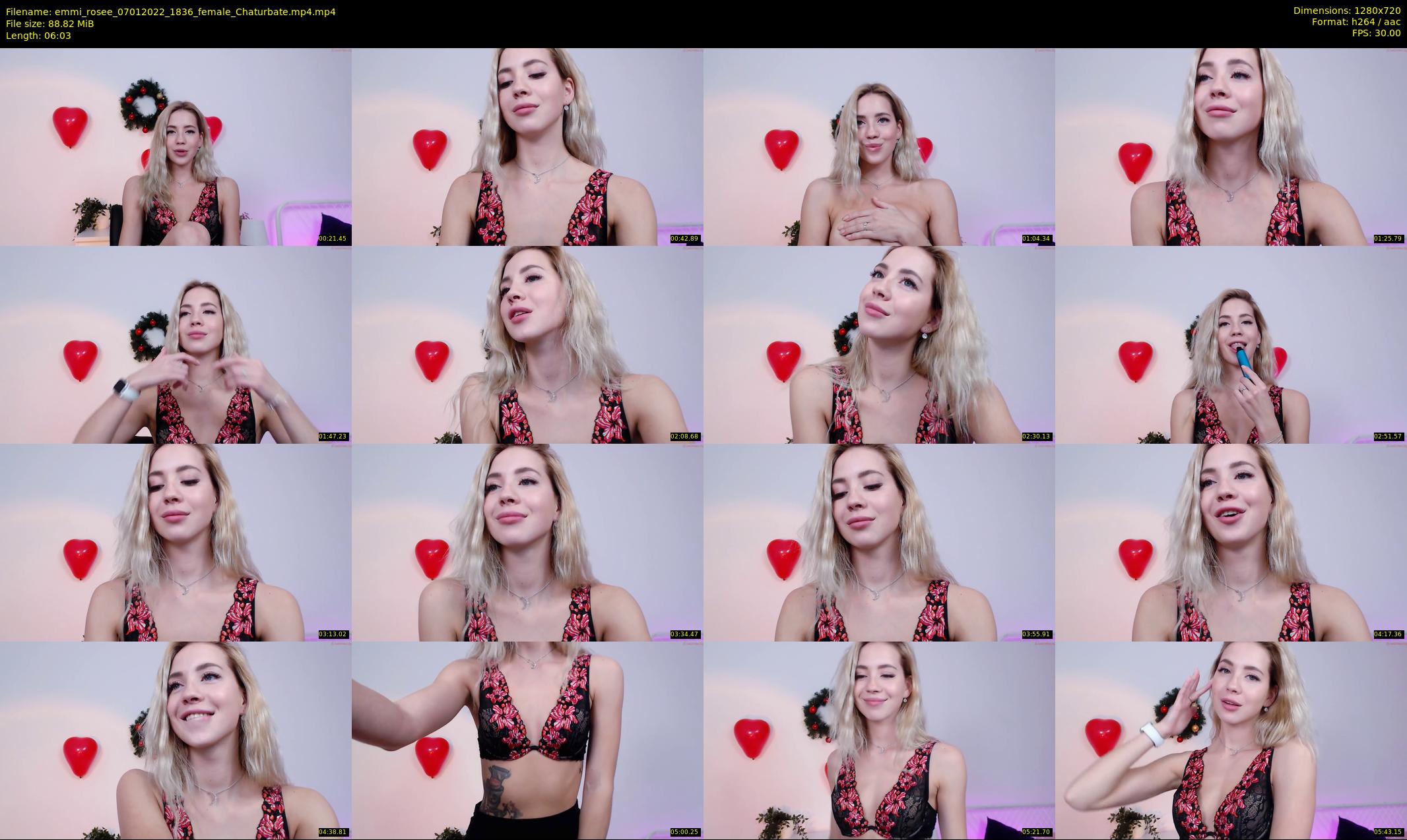 emmi_rosee — 7 minute Chaturbate female cam show recording, 720p, Jan 7, 2022