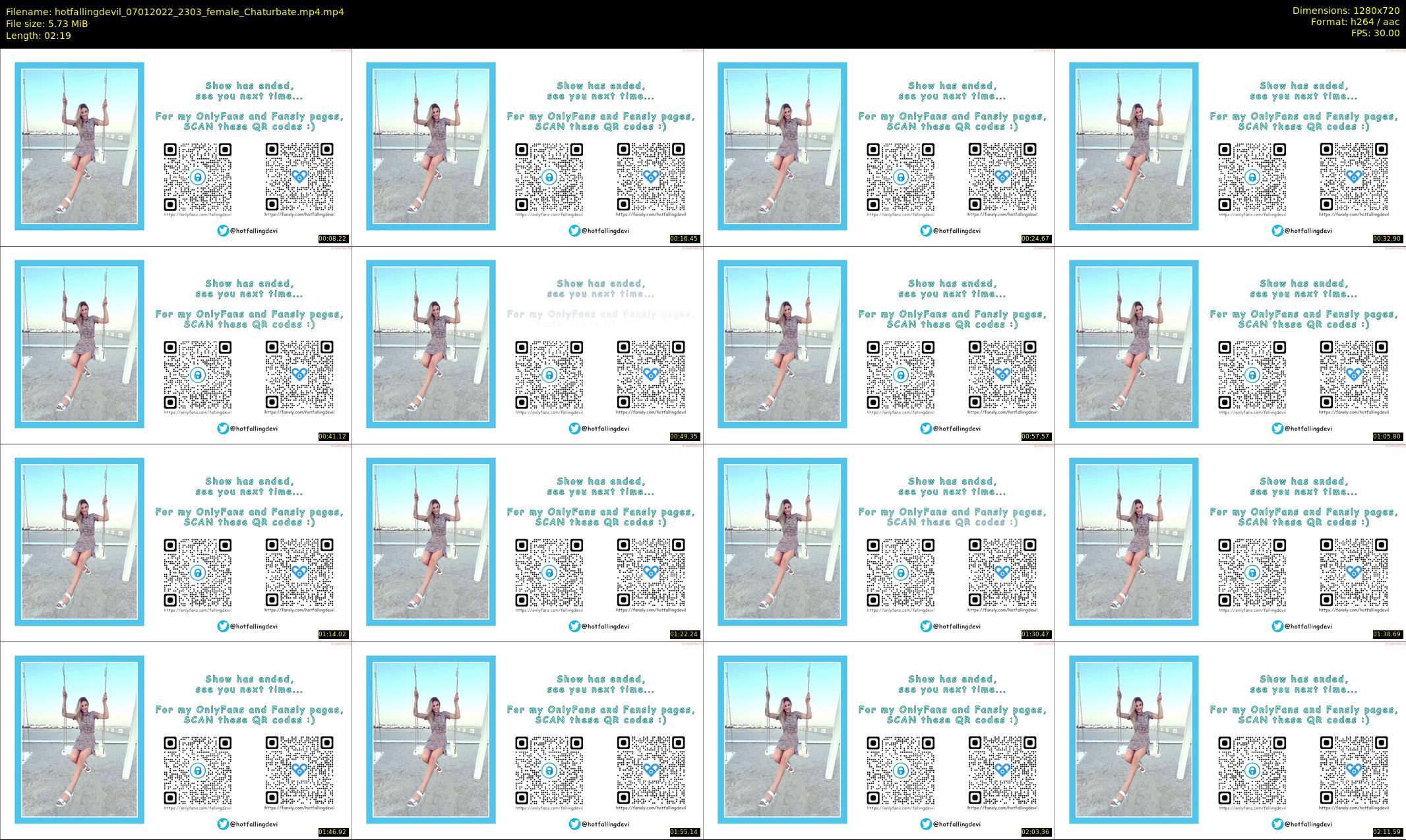 hotfallingdevil — 3 minute Chaturbate female cam show recording, 720p, Jan 7, 2022