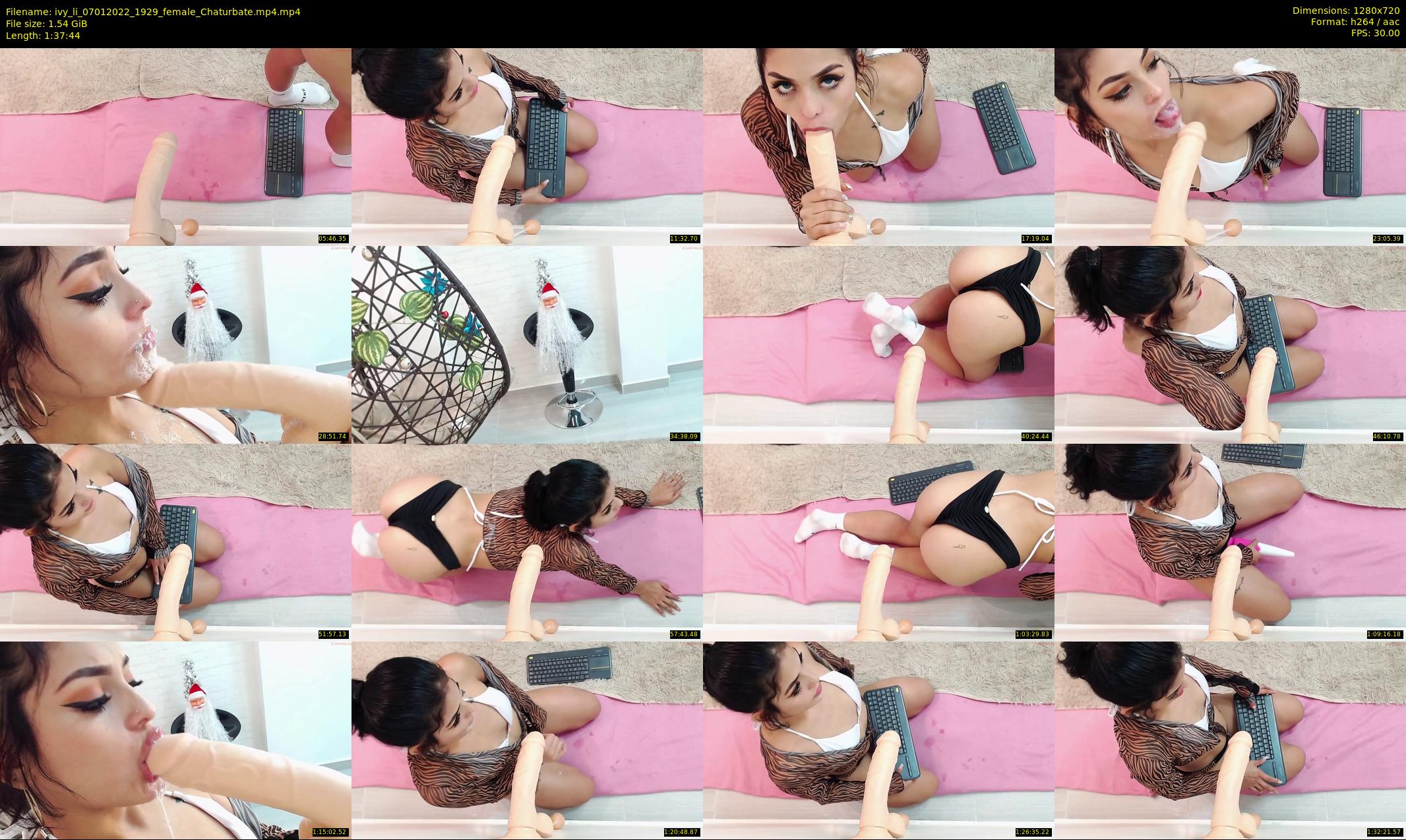 ivy_li — 98 minute Chaturbate female cam show recording, 720p, Jan 7, 2022
