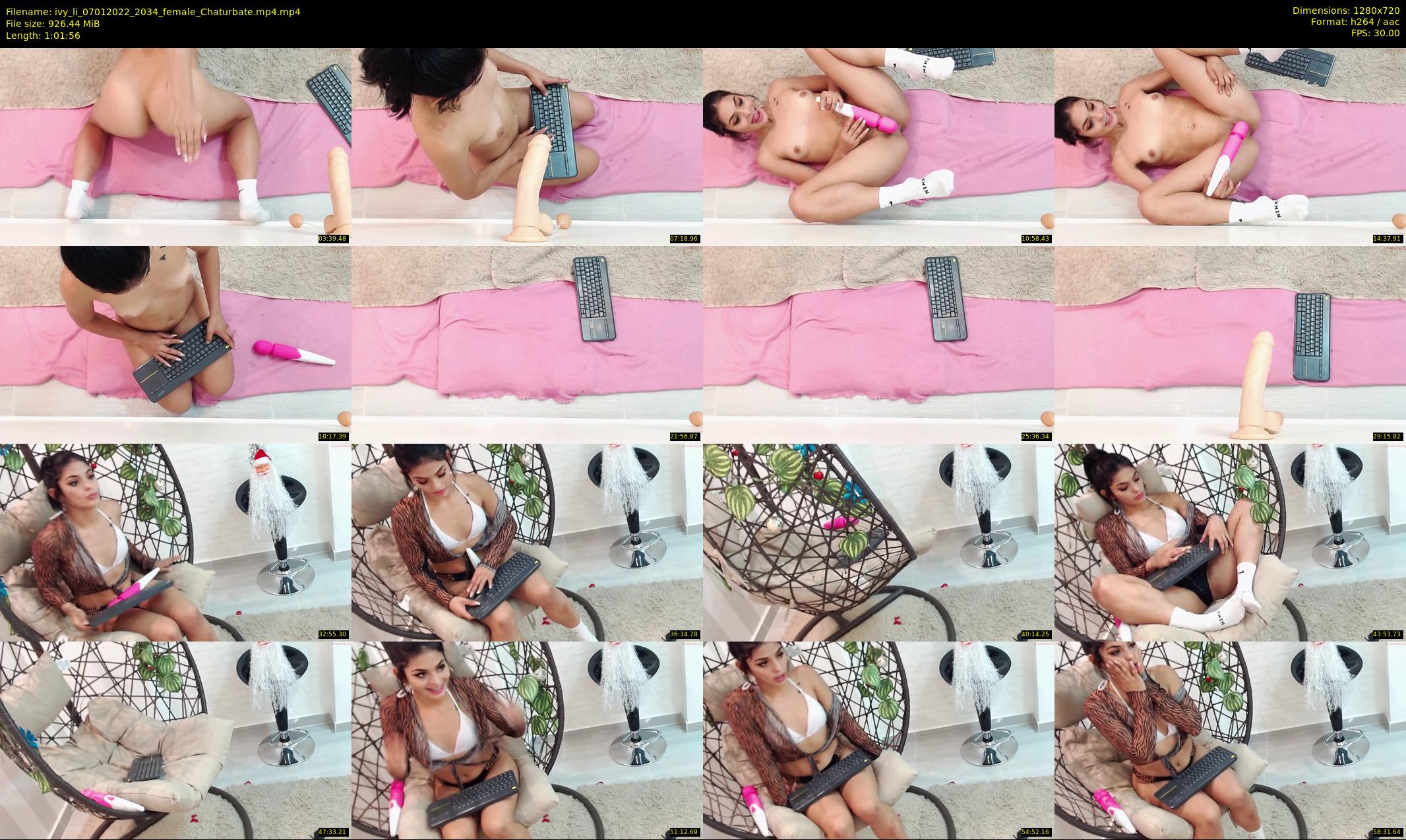 ivy_li — 62 minute Chaturbate female cam show recording, 720p, Jan 7, 2022
