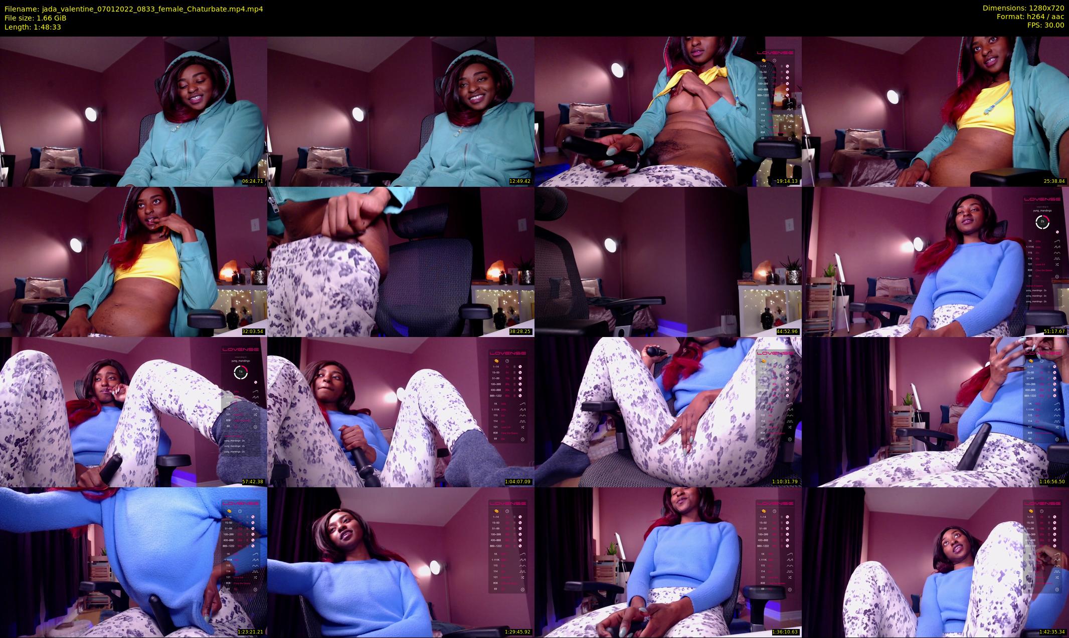 jada_valentine — 109 minute Chaturbate female cam show recording, 720p, Jan 7, 2022