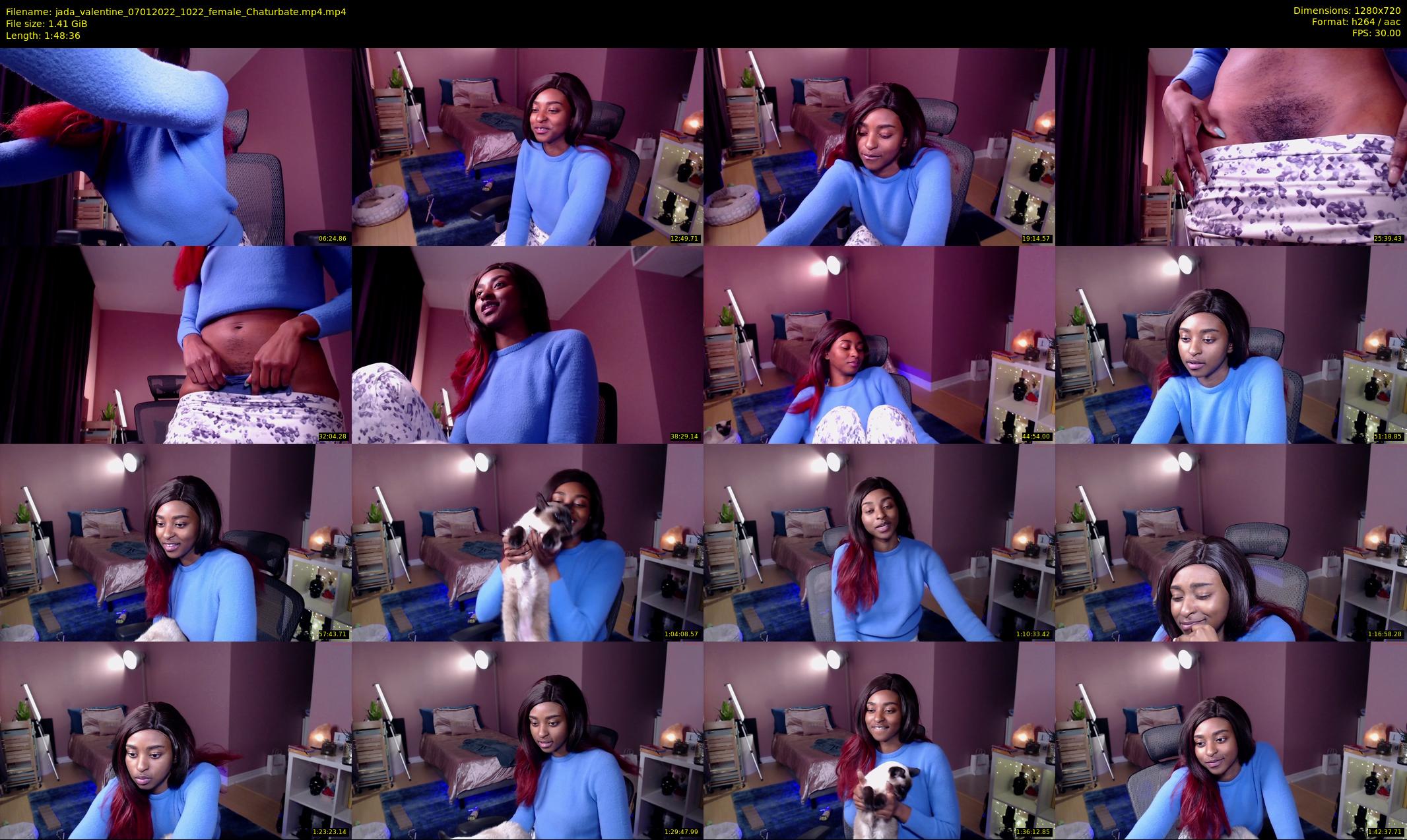 jada_valentine — 109 minute Chaturbate female cam show recording, 720p, Jan 7, 2022