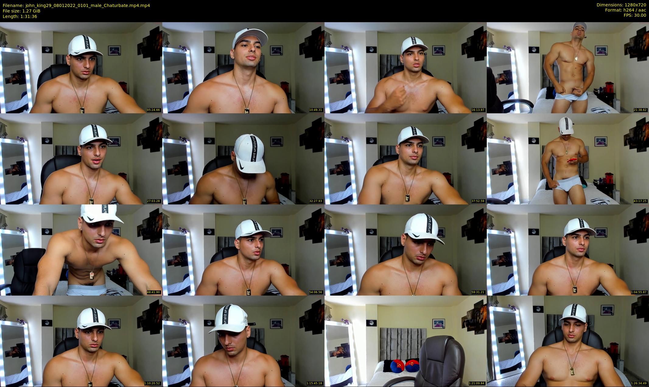 john_king29 — 92 minute Chaturbate male cam show recording, 720p, Jan 8, 2022