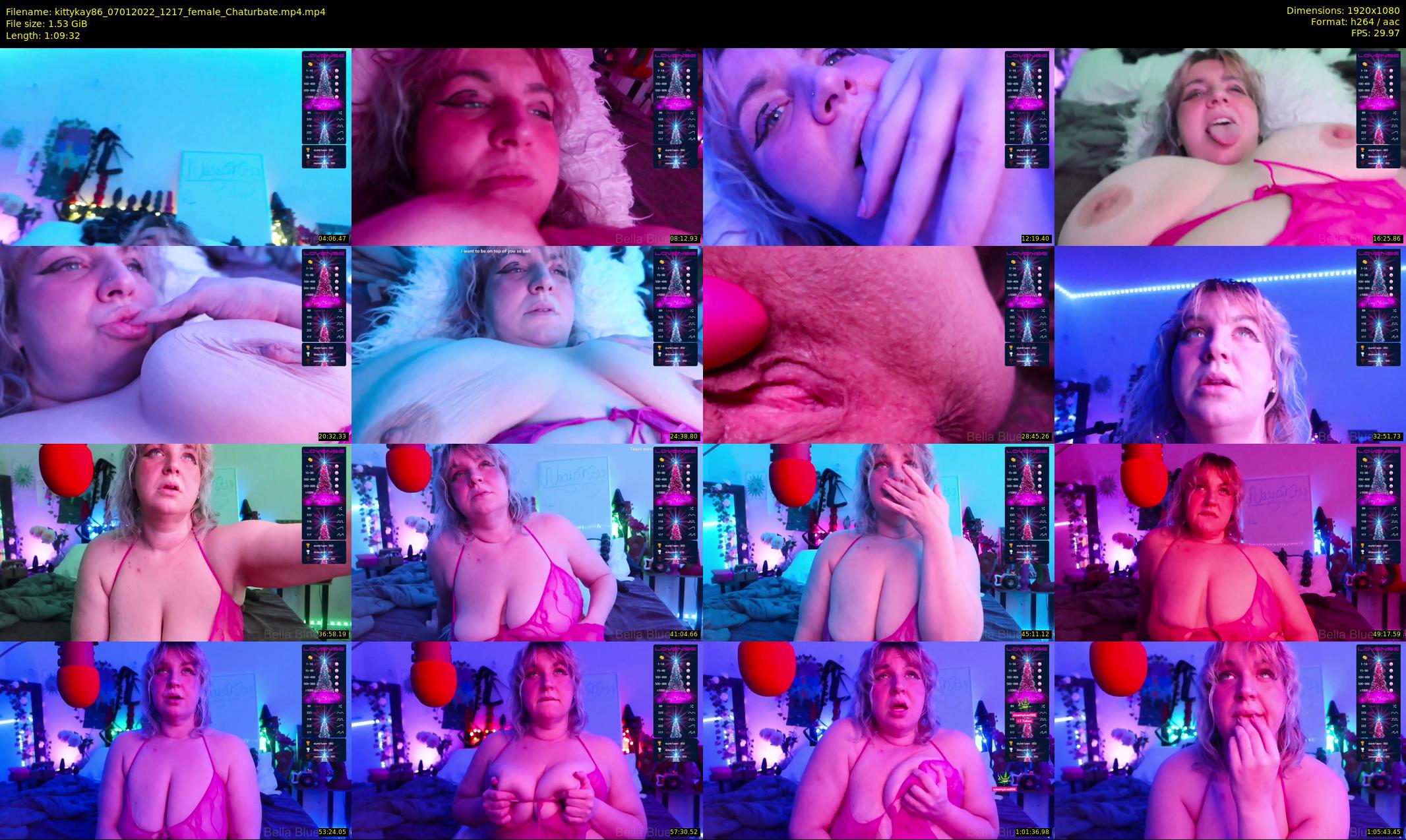 kittykay86 — 70 minute Chaturbate female cam show recording, 1080p, Jan 7, 2022