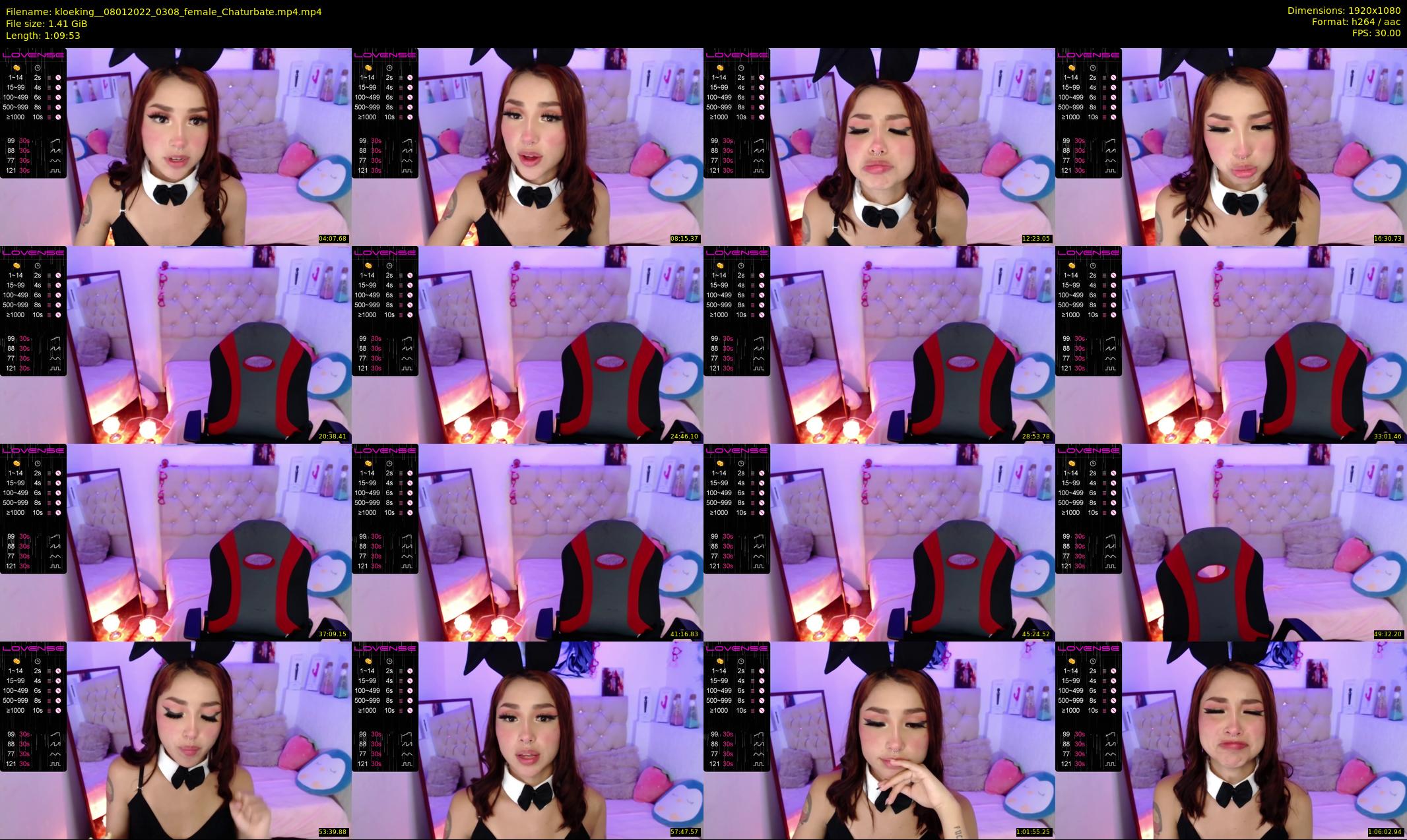 kloeking_ — 70 minute Chaturbate female cam show recording, 1080p, Jan 8, 2022