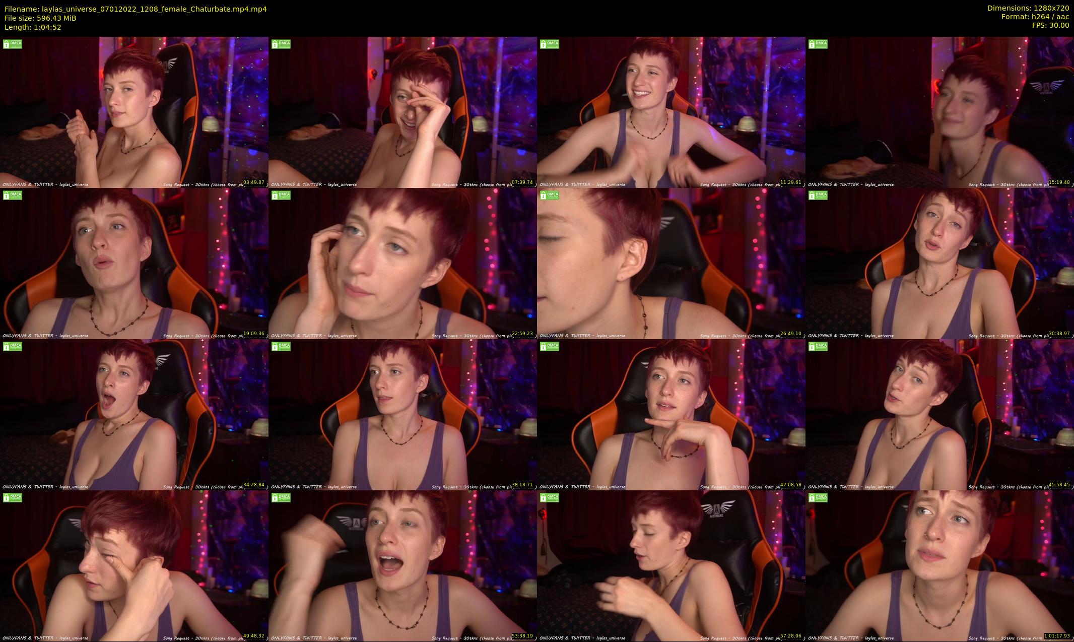 laylas_universe — 65 minute Chaturbate female cam show recording, 720p, Jan 7, 2022