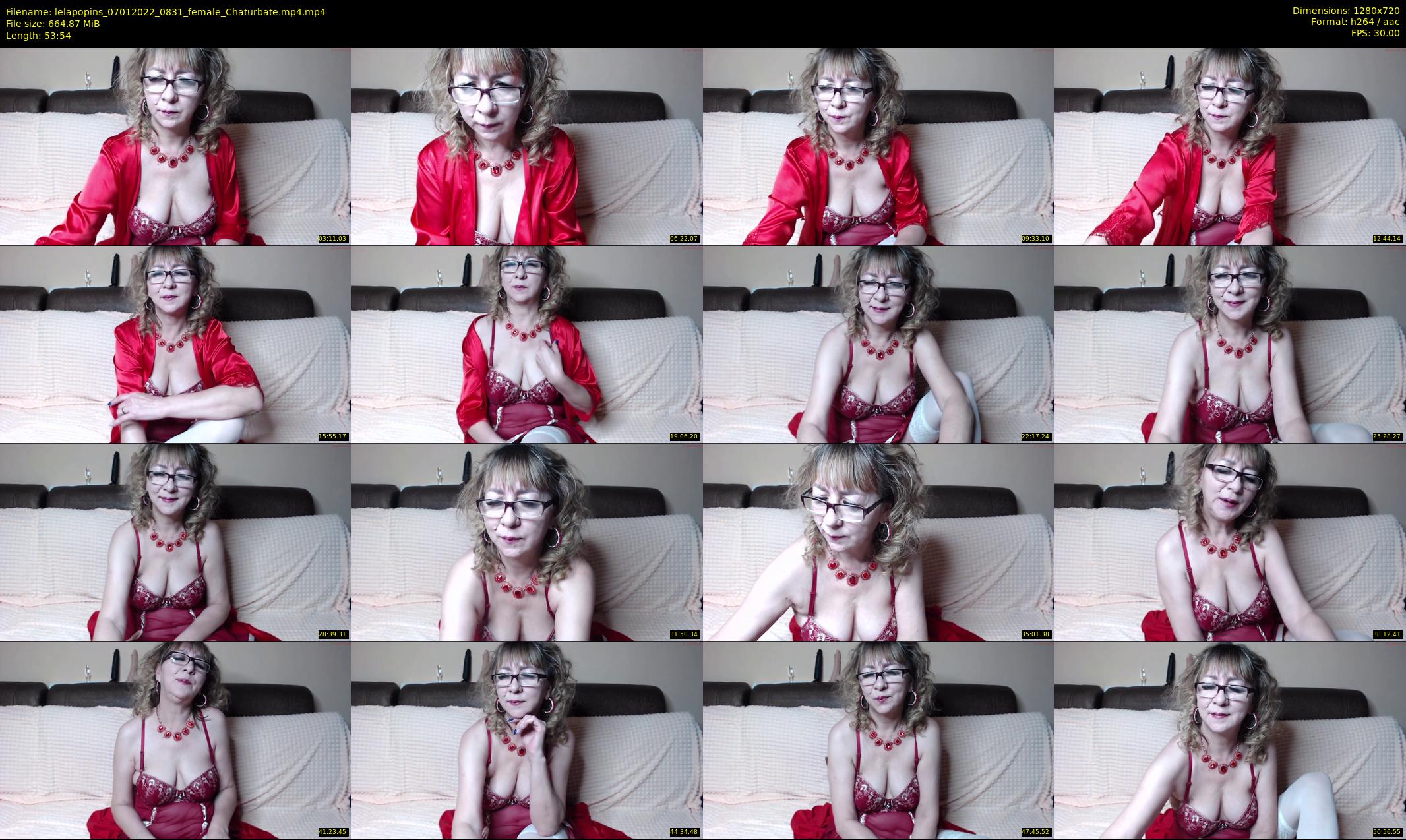 lelapopins — 54 minute Chaturbate female cam show recording, 720p, Jan 7, 2022