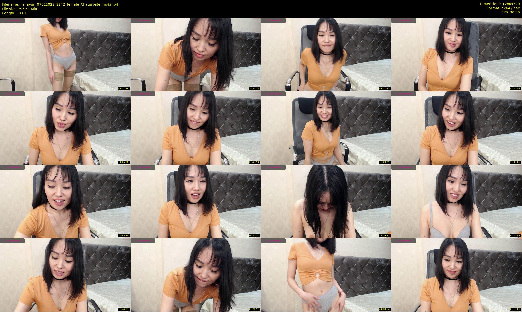 lianayun — 51 minute Chaturbate female cam show recording, 720p, Jan 7, 2022