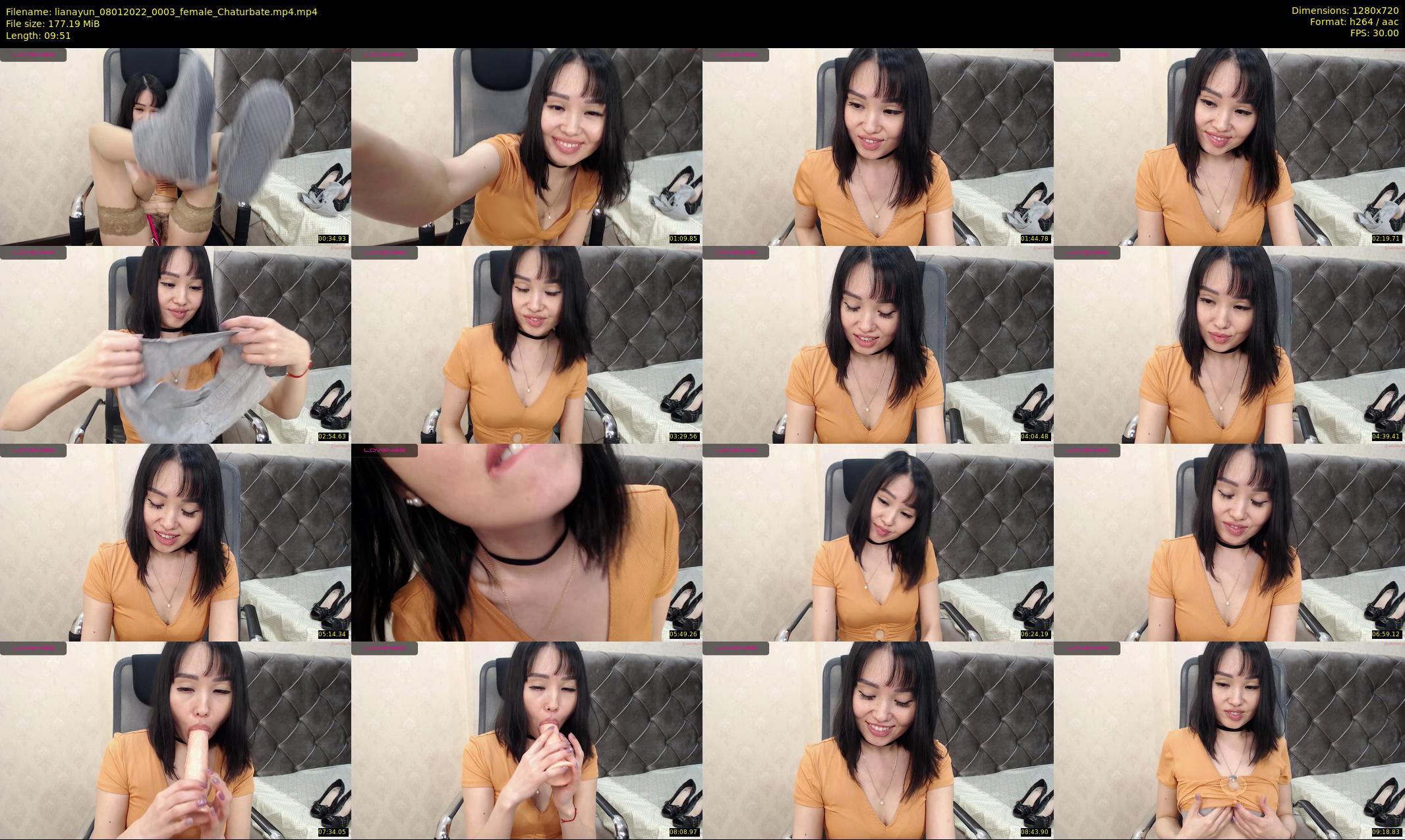 lianayun — 10 minute Chaturbate female cam show recording, 720p, Jan 8, 2022