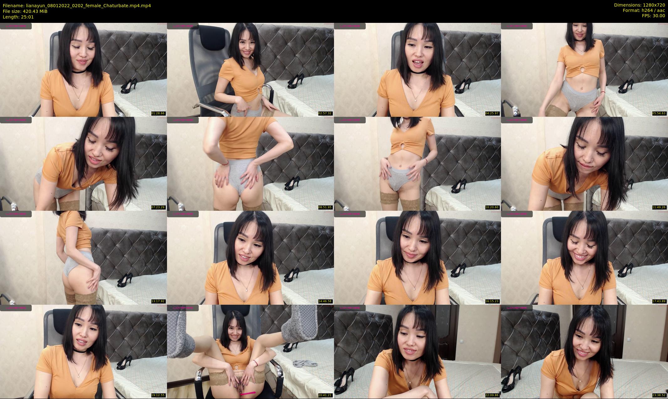 lianayun — 26 minute Chaturbate female cam show recording, 720p, Jan 8, 2022