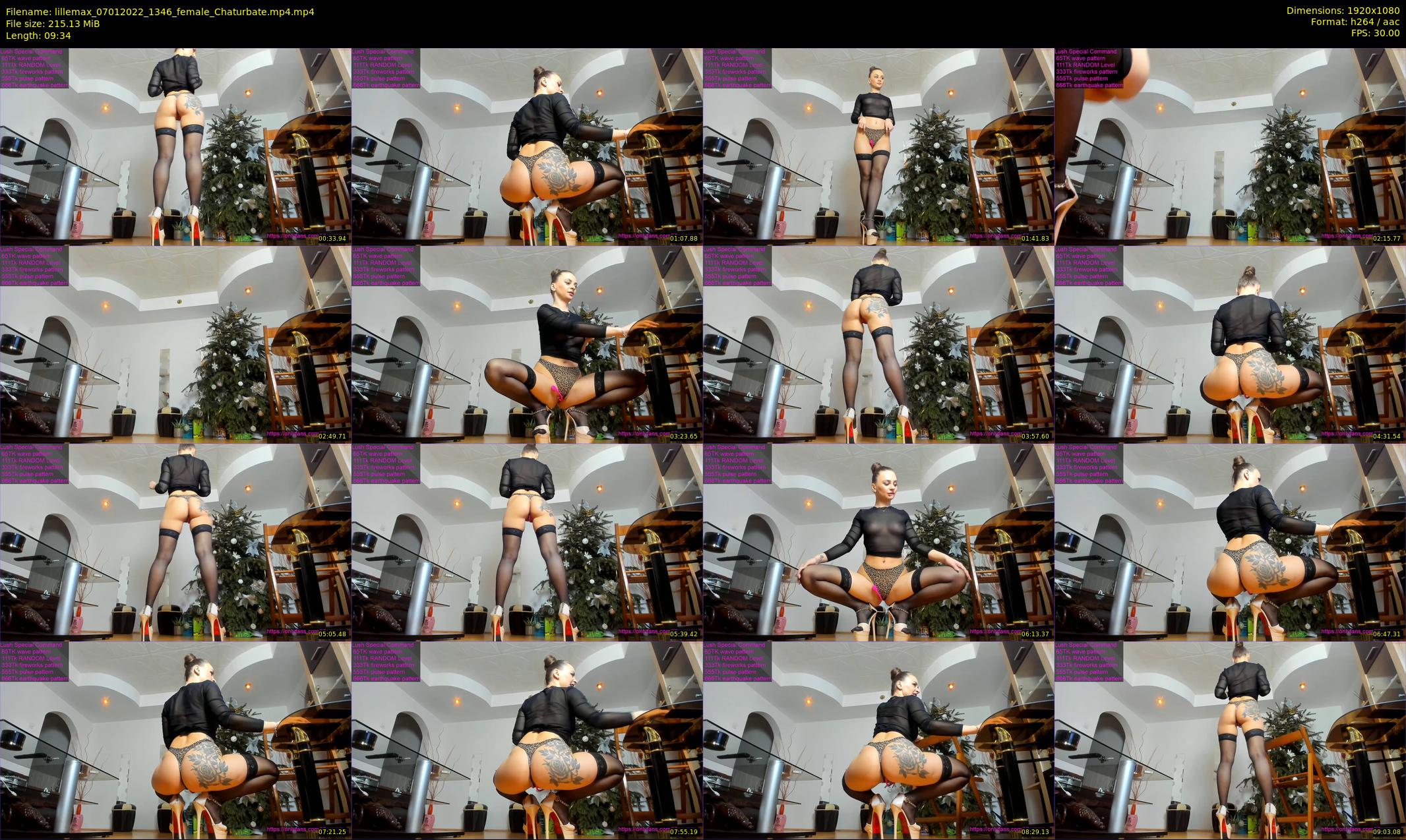 lillemax — 10 minute Chaturbate female cam show recording, 1080p, Jan 7, 2022