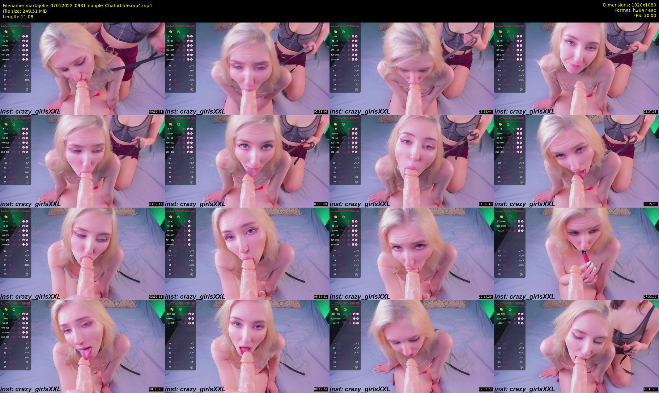 martajolie — 12 minute Chaturbate female cam show recording, 1080p, Jan 7, 2022