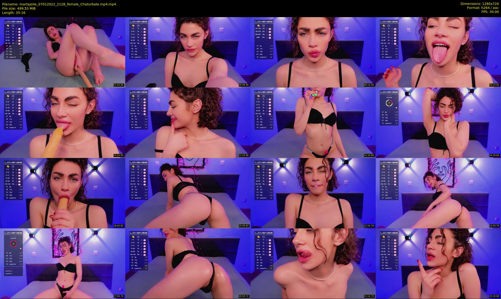 martajolie — 36 minute Chaturbate female cam show recording, 720p, Jan 7, 2022