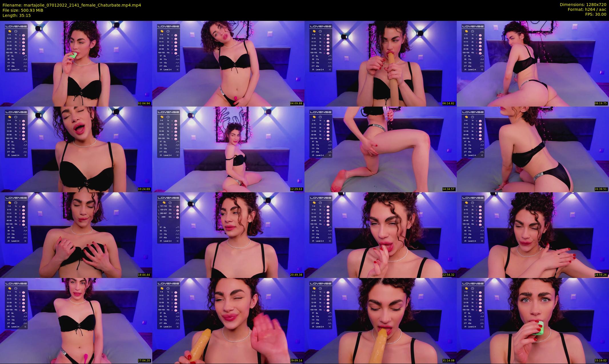 martajolie — 36 minute Chaturbate female cam show recording, 720p, Jan 7, 2022