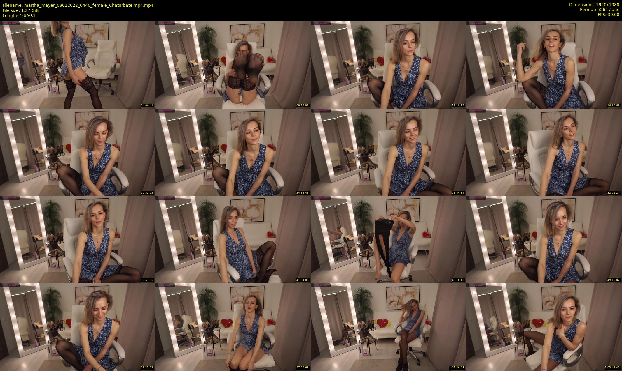 martha_mayer — 70 minute Chaturbate female cam show recording, 1080p, Jan 8, 2022