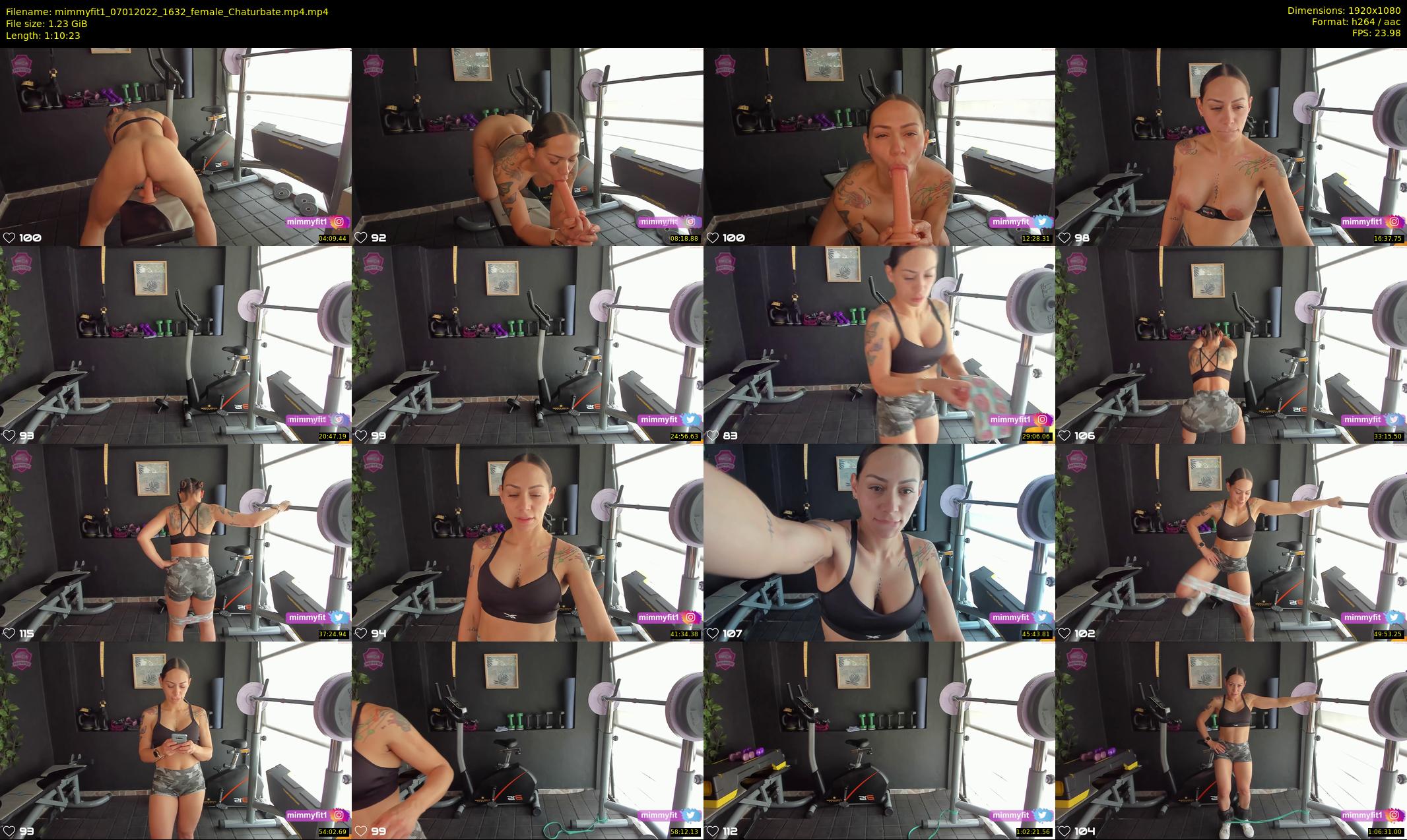 mimmyfit1 — 71 minute Chaturbate female cam show recording, 1080p, Jan 7, 2022