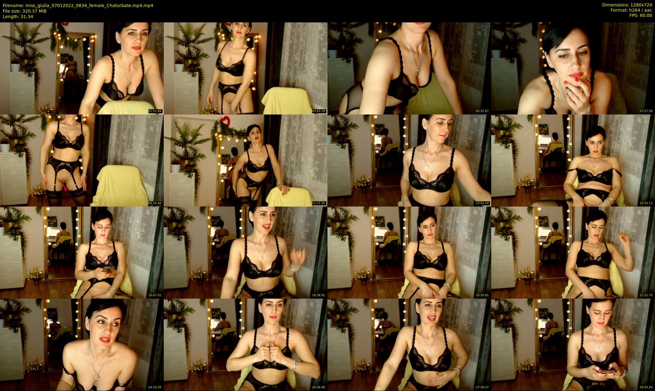 miss_giulia — 32 minute Chaturbate female cam show recording, 720p, Jan 7, 2022
