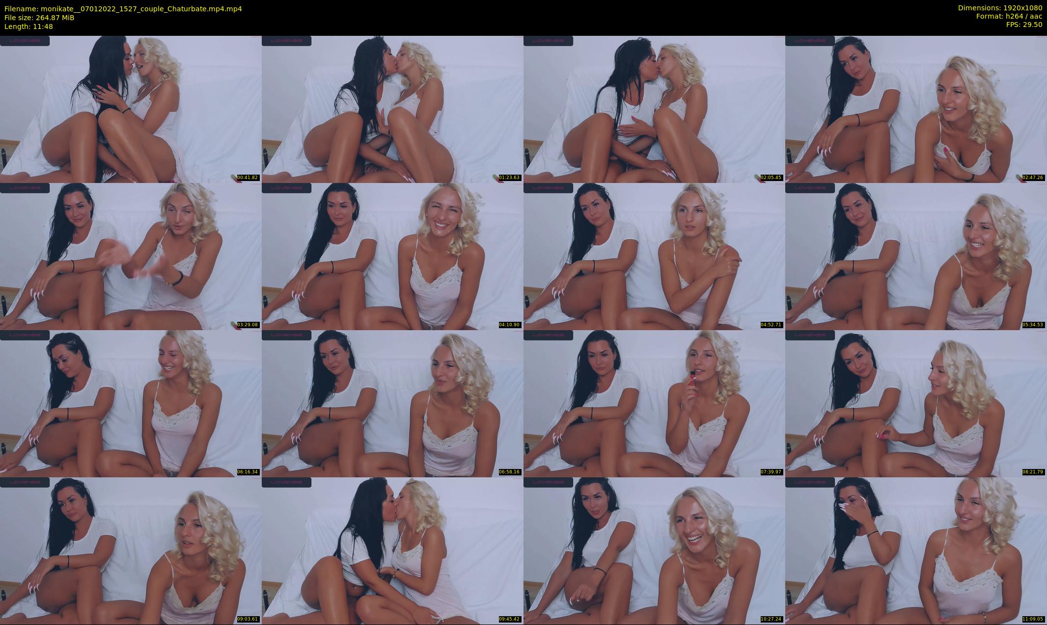 monikate_ — 12 minute Chaturbate couple cam show recording, 1080p, Jan 7, 2022