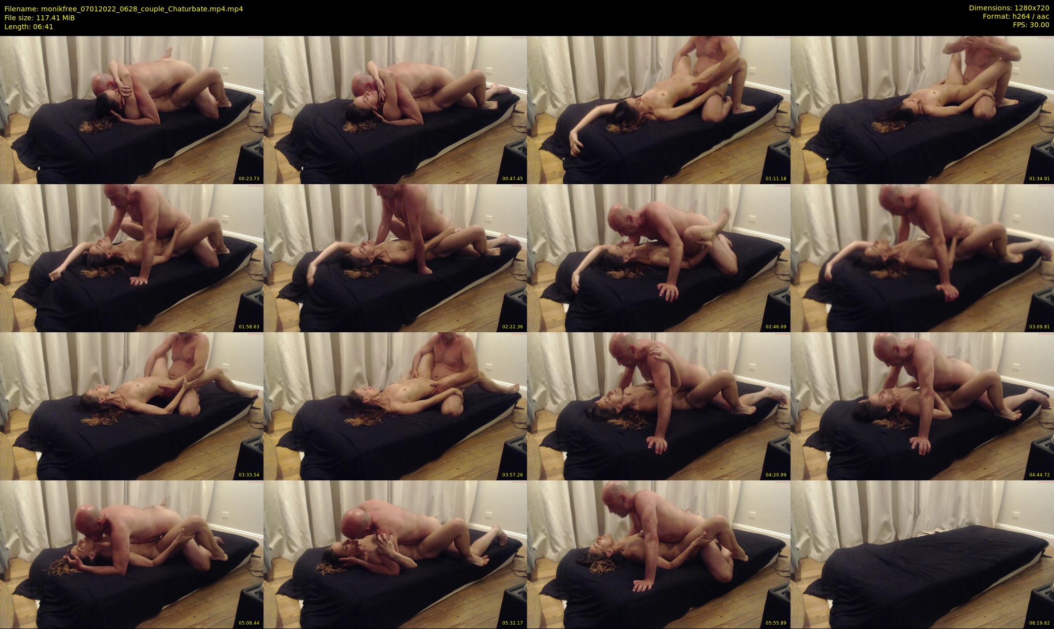 monikfree — 7 minute Chaturbate couple cam show recording, 720p, Jan 7, 2022